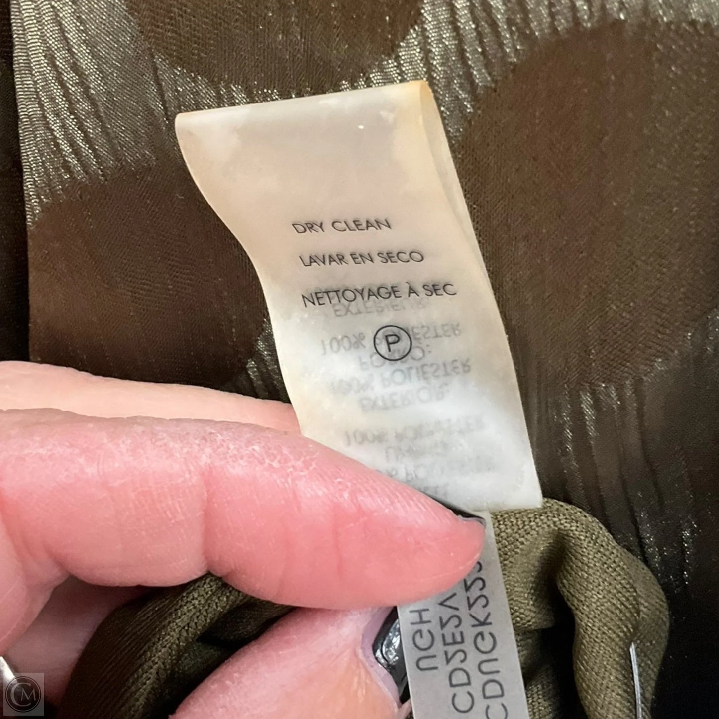 Dress Casual Midi By Calvin Klein In Green, Size: S