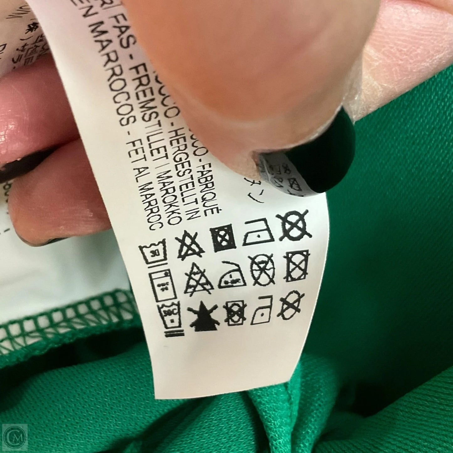 Dress Work By Zara In Green, Size: M