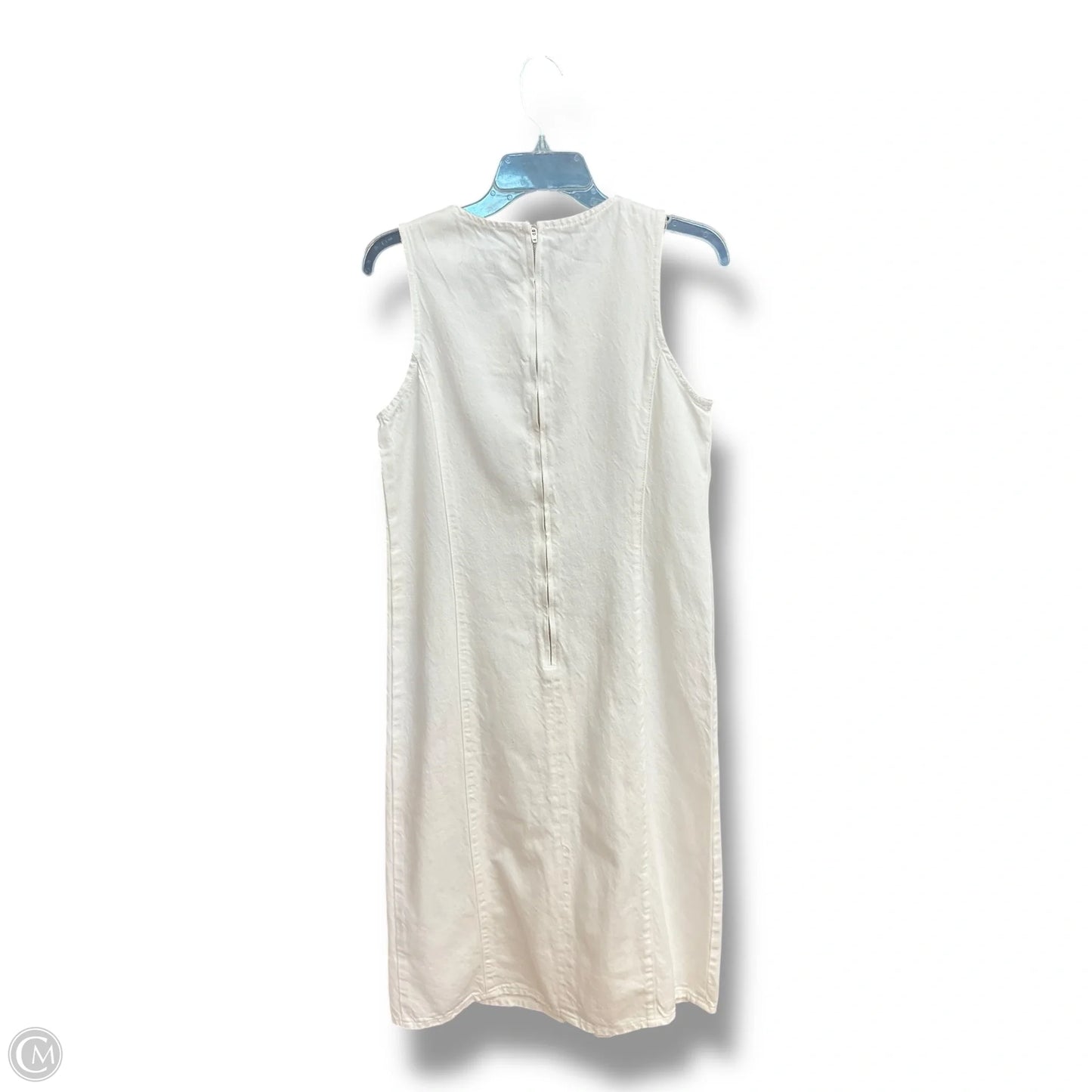 Dress Casual Midi By Zara In White, Size: M
