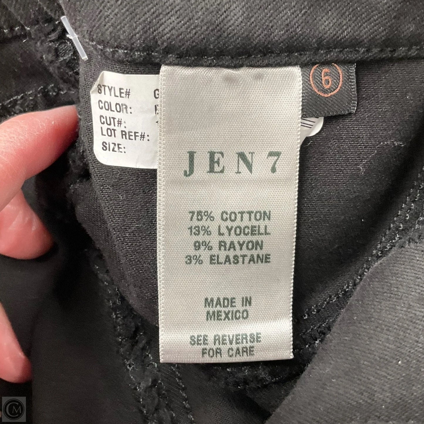 Skirt Midi By Seven 7 In Black, Size: 6