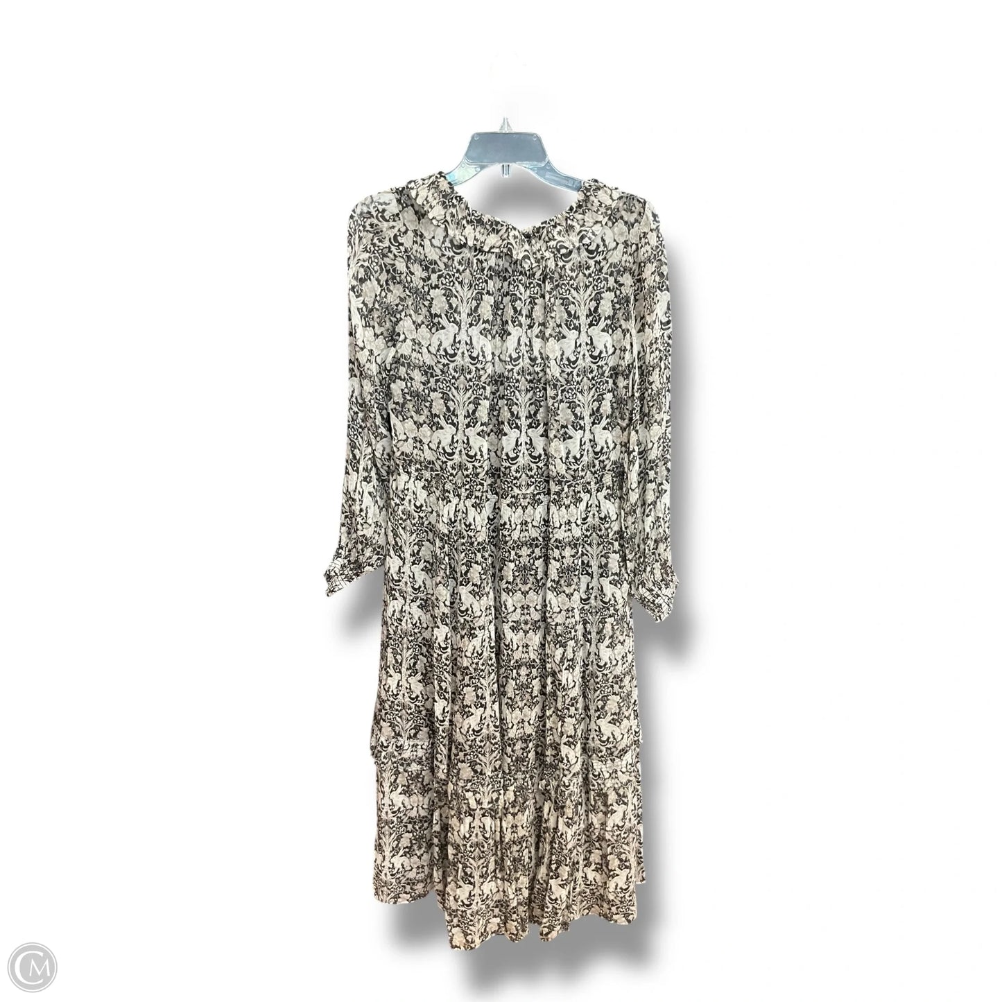 Dress Casual Maxi By Anthropologie In Black & Brown, Size: S
