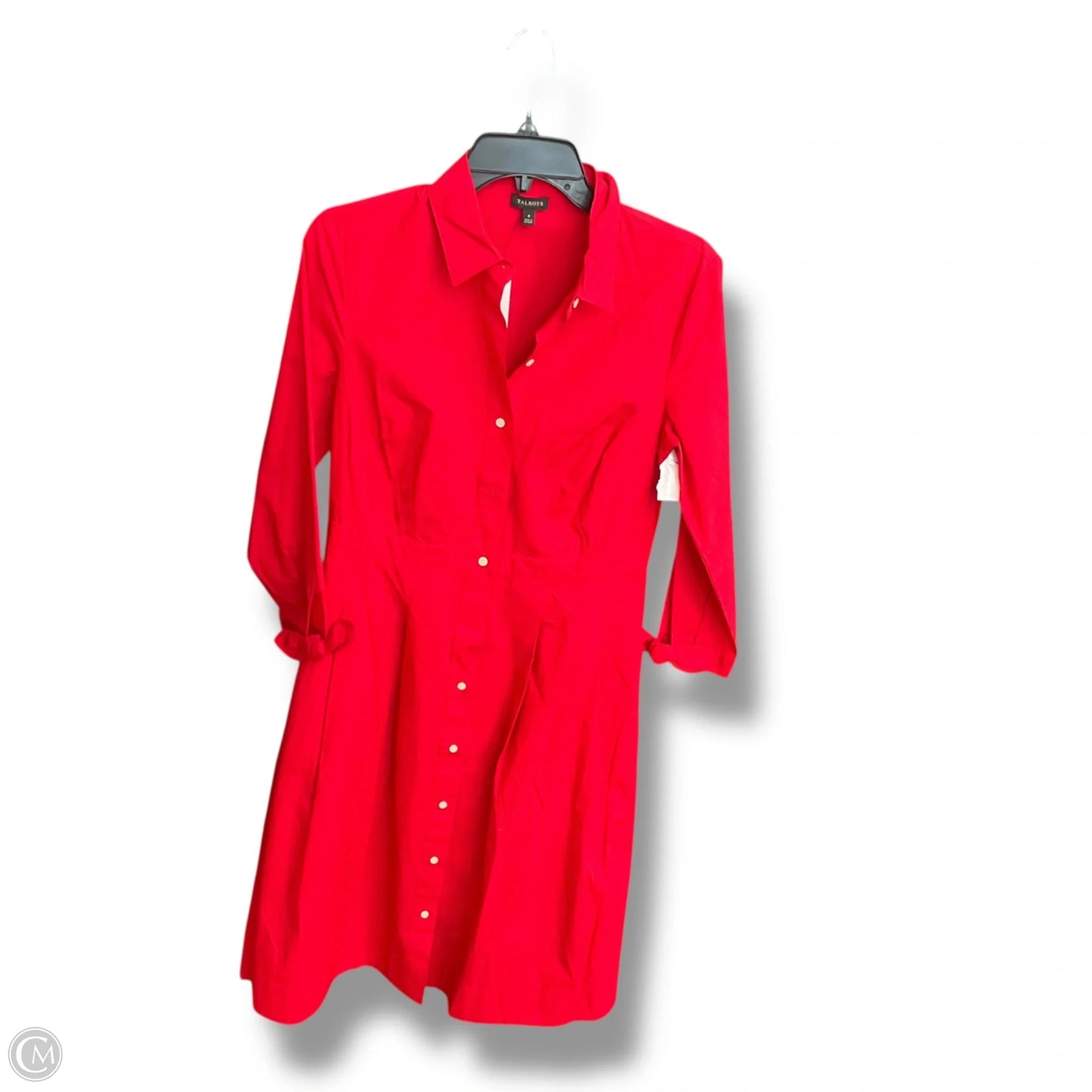 Dress Casual Maxi By Talbots In Red, Size: S