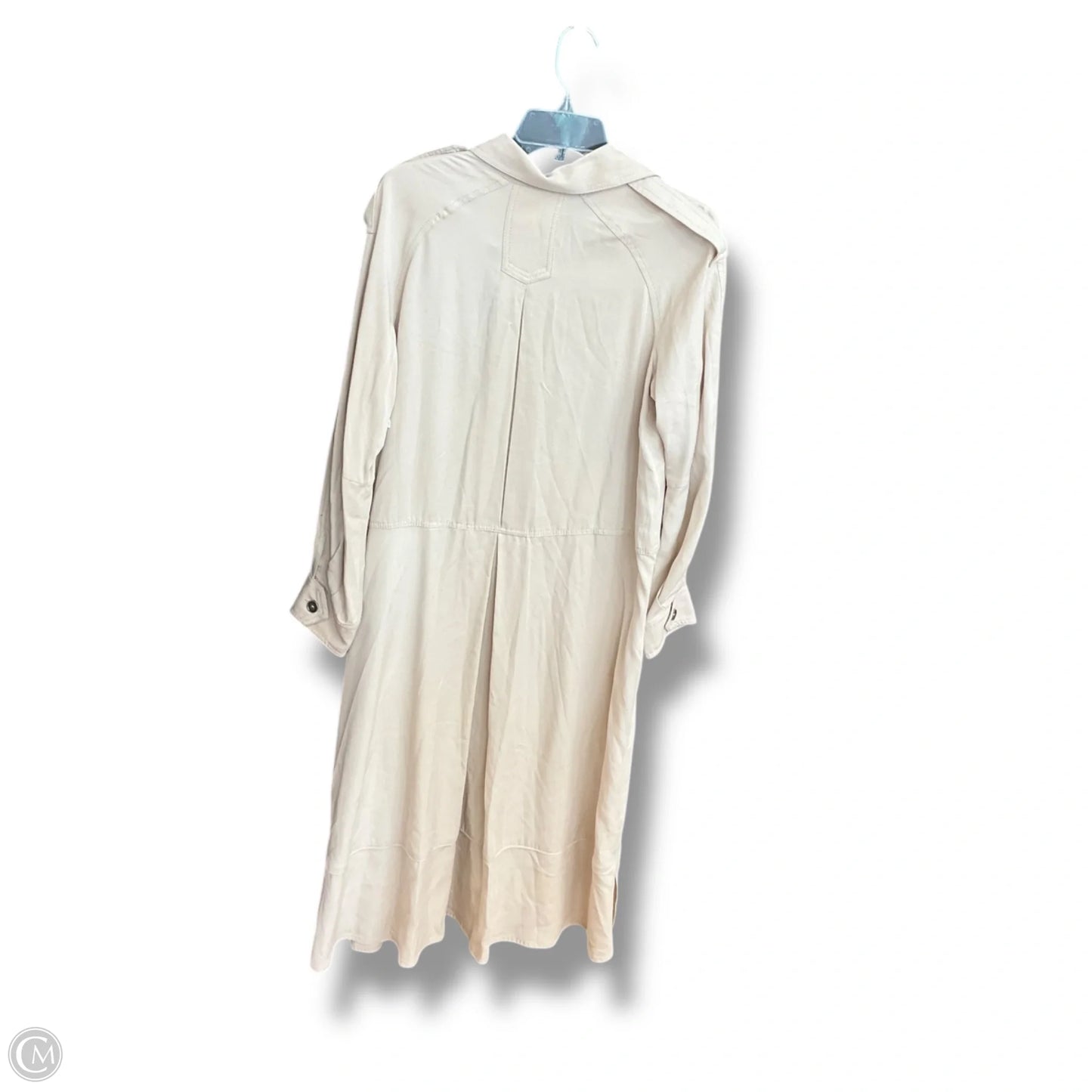 Dress Casual Midi By Zara In Beige, Size: M
