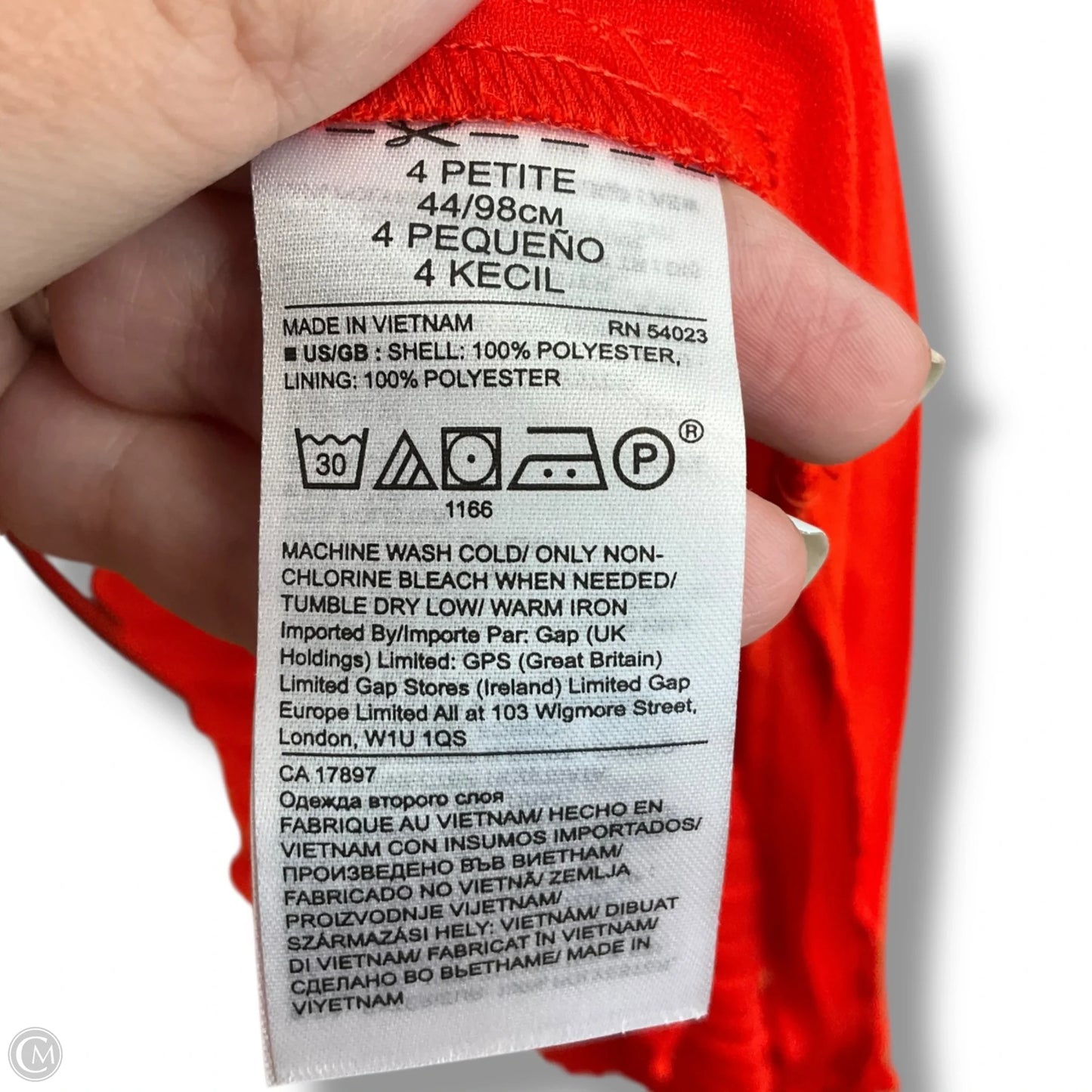 Dress Party Midi By Banana Republic In Red, Size: S