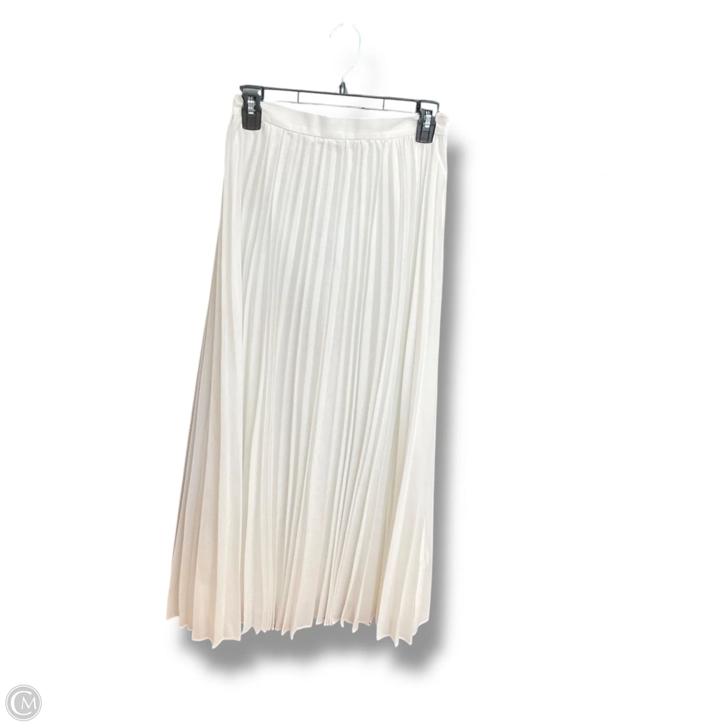 Skirt Midi By Banana Republic In White, Size: 2