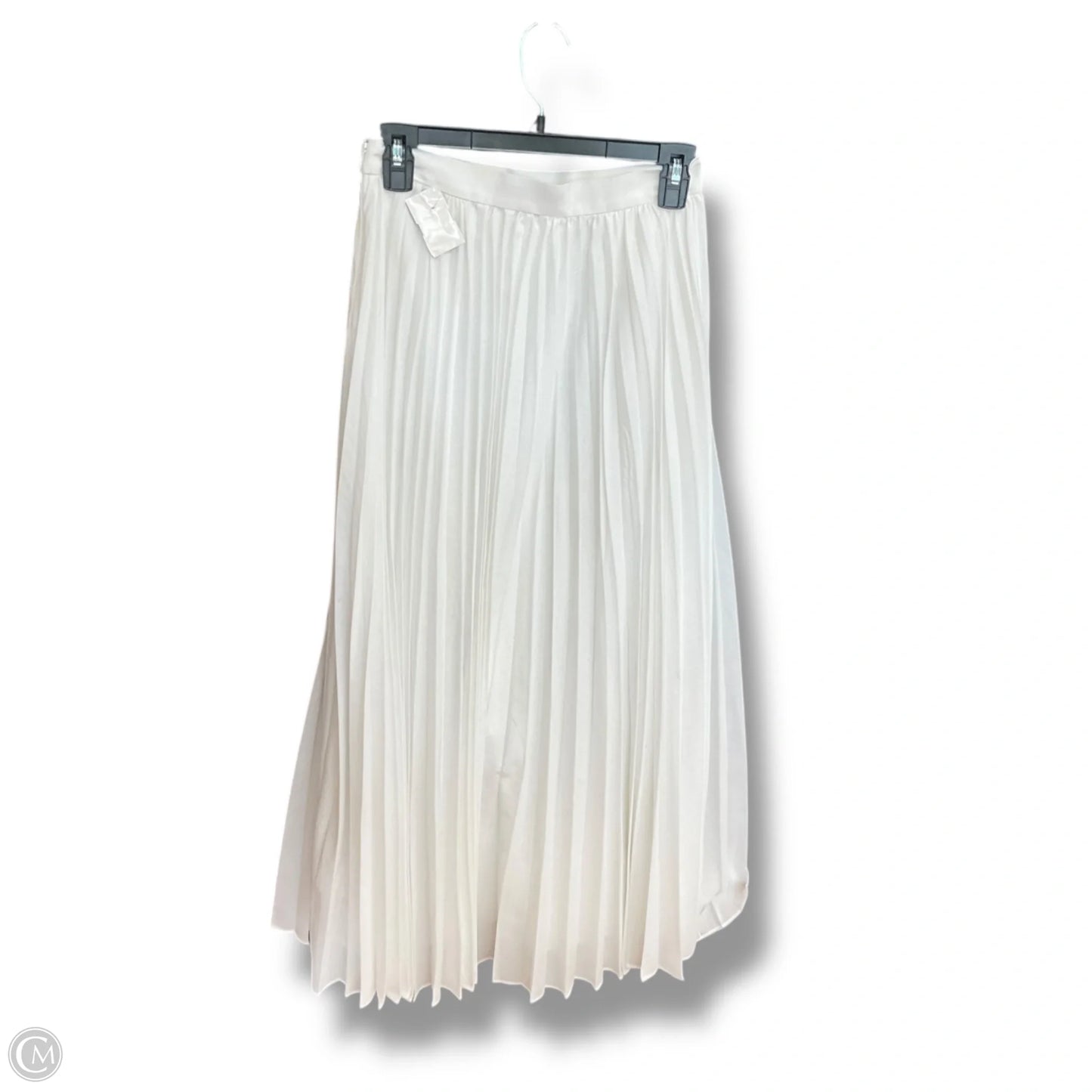 Skirt Midi By Banana Republic In White, Size: 2
