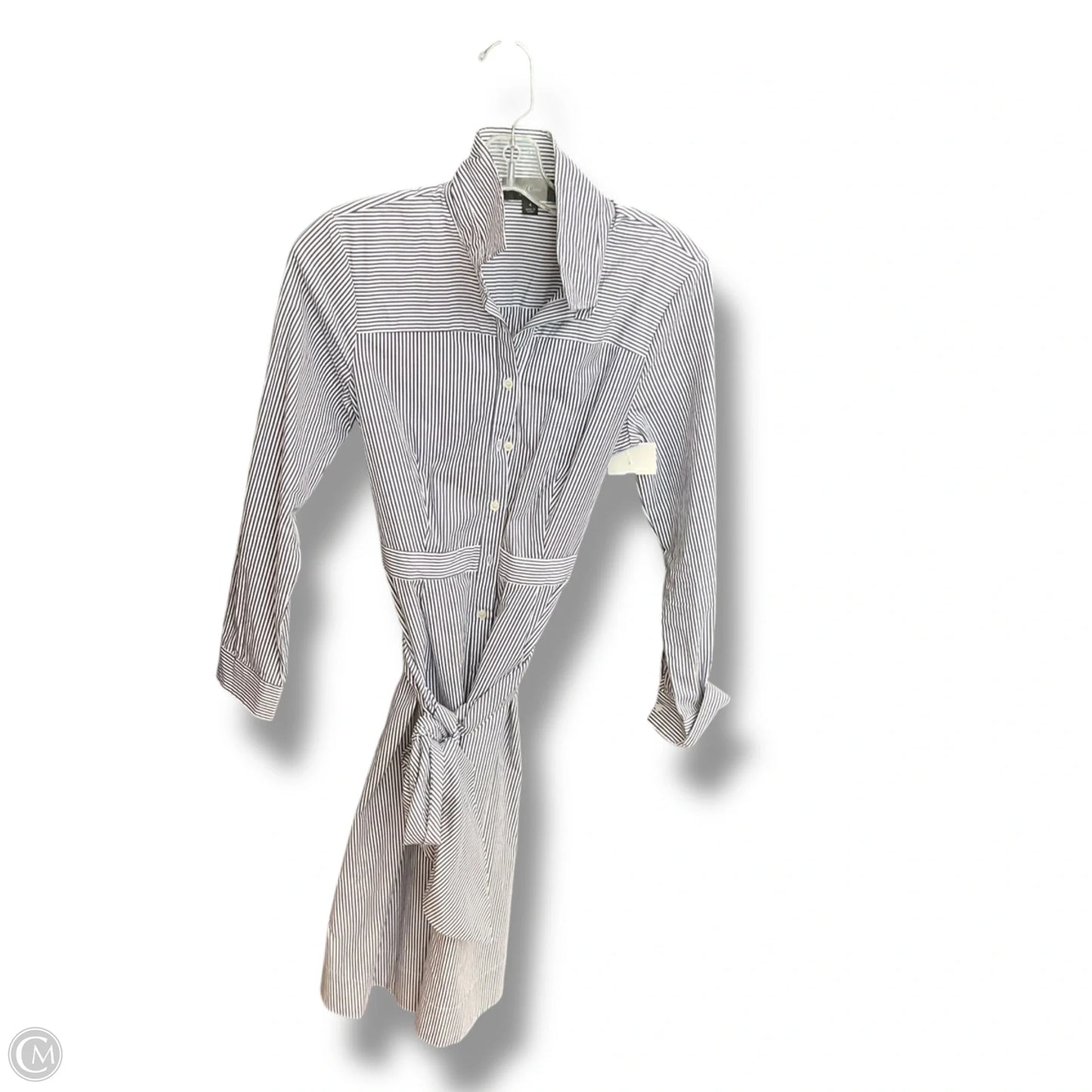Dress Casual Midi By J. Crew In Striped Pattern, Size: S