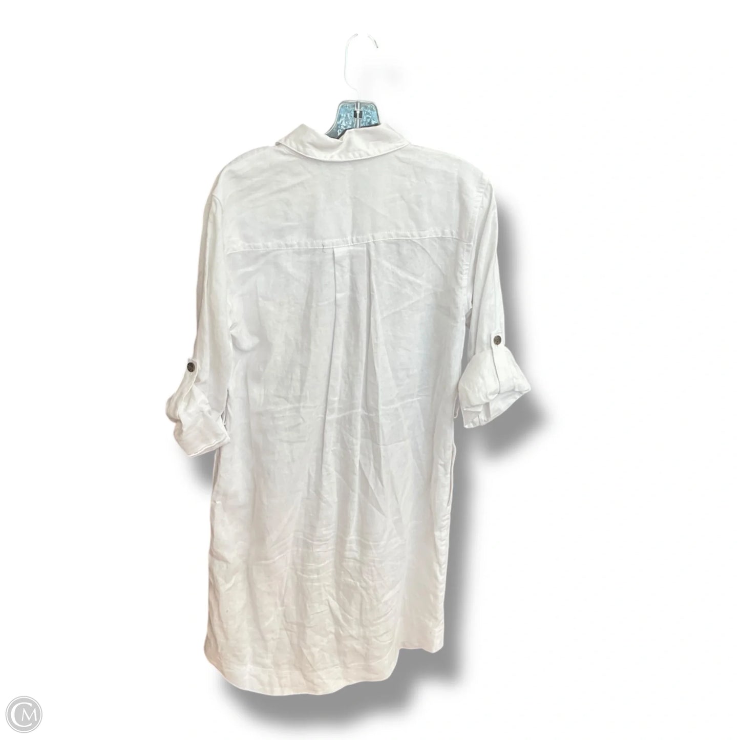 Dress Casual Midi By Banana Republic In White, Size: S