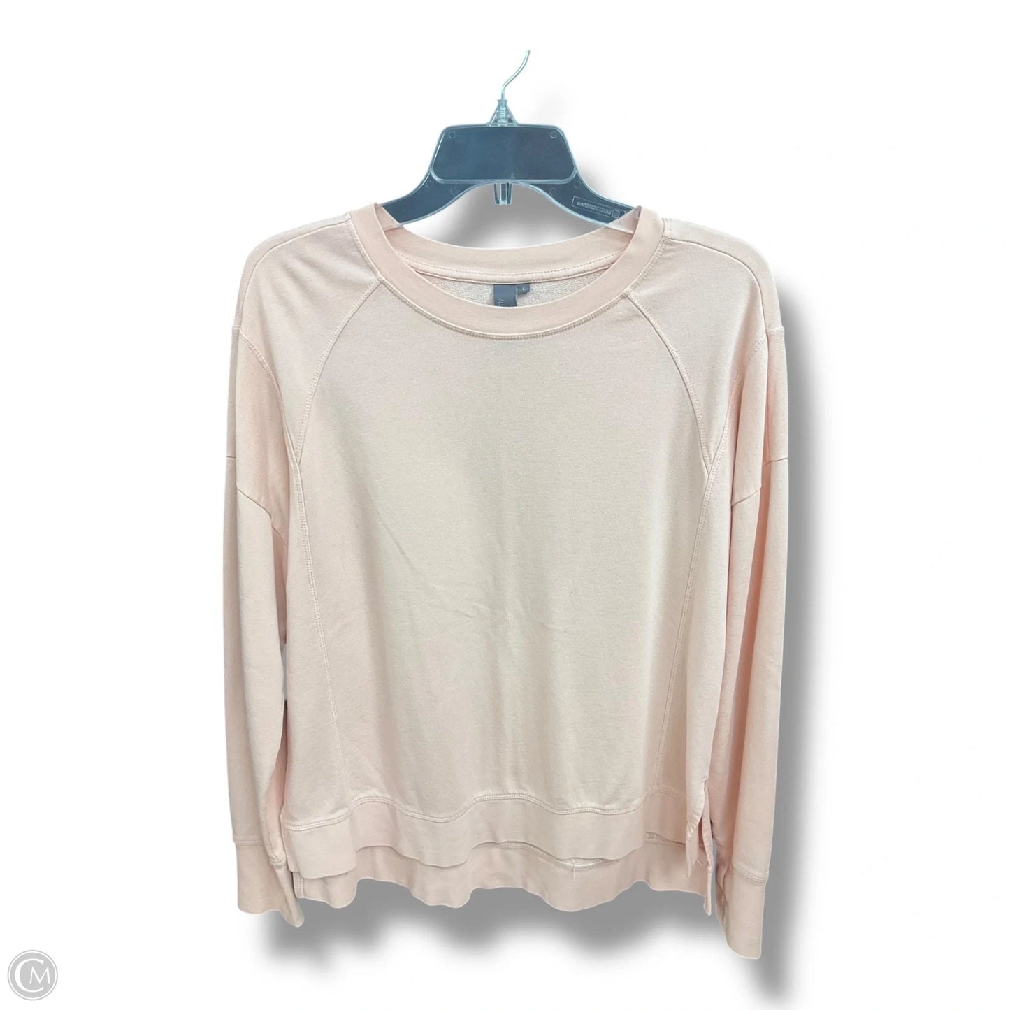 Athletic Top Long Sleeve Crewneck By Sweaty Betty In Pink, Size: L