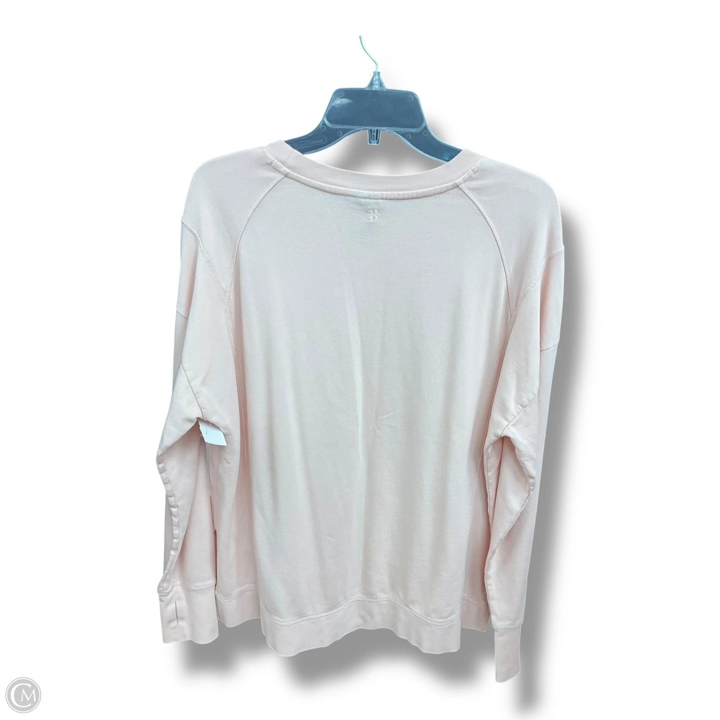 Athletic Top Long Sleeve Crewneck By Sweaty Betty In Pink, Size: L