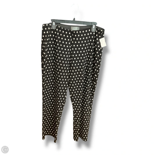 Pants Other By Anthropologie In Black & White, Size: Xl