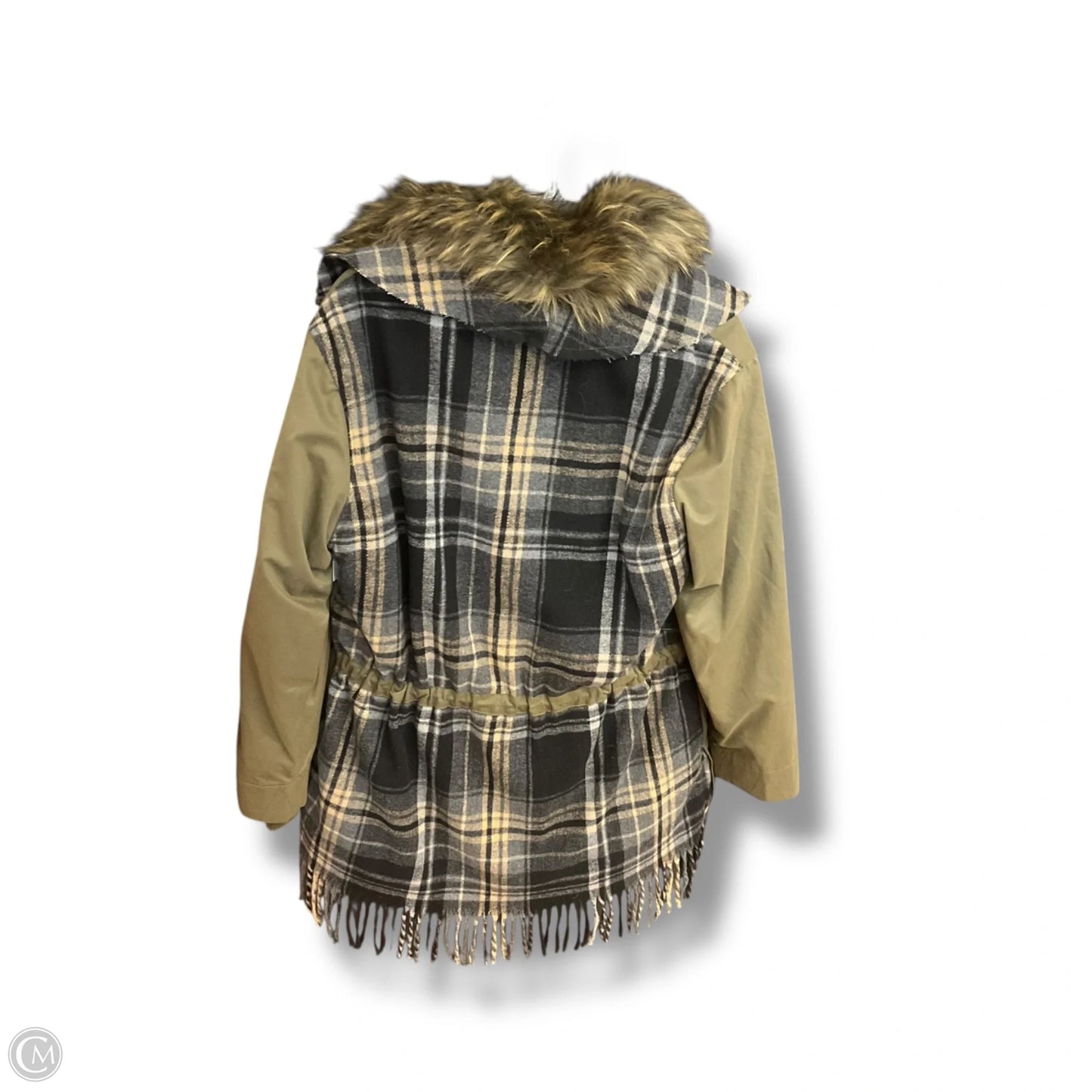 Coat Parka By Zara Women In Green, Size: M