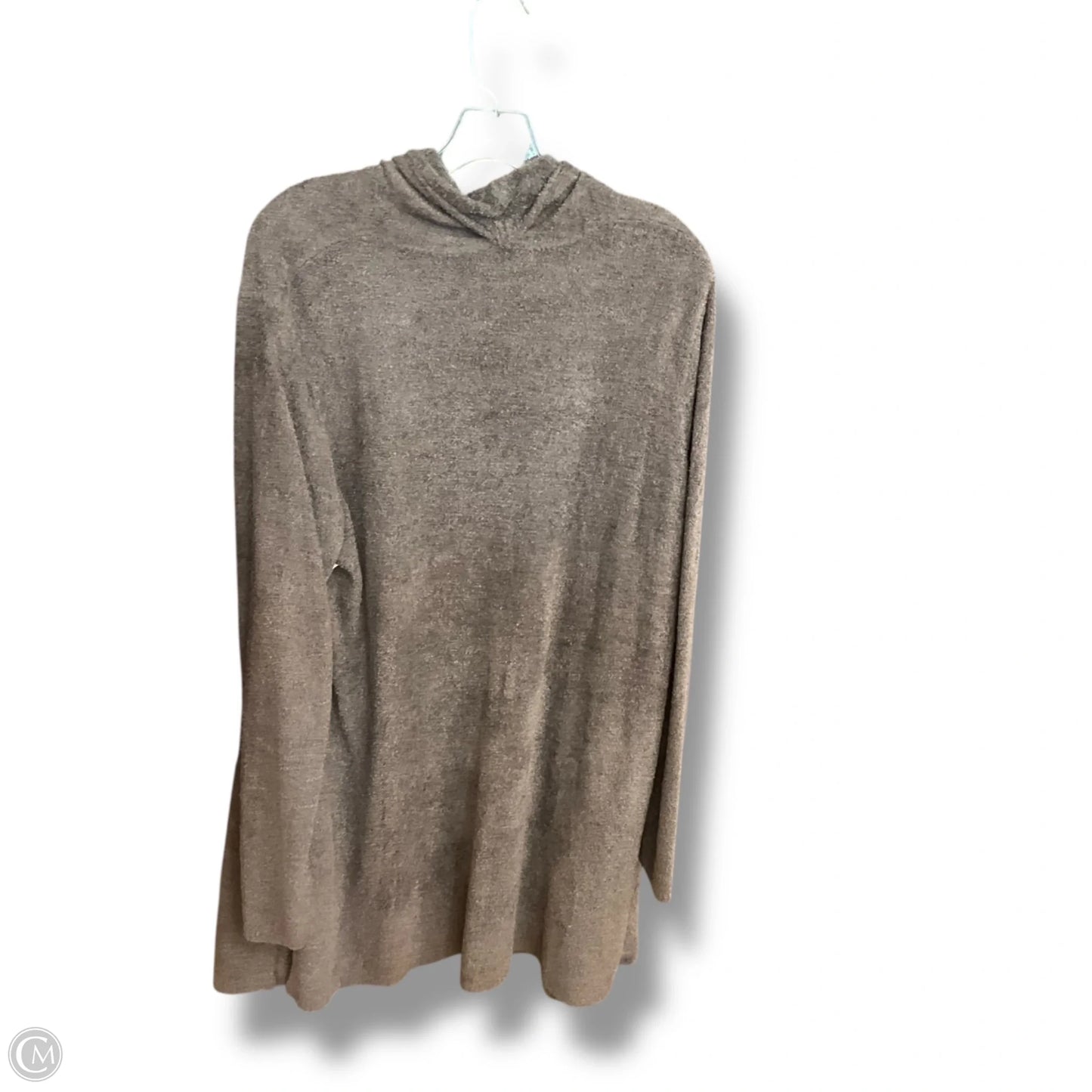 Sweater Cardigan By Barefoot Dreams In Grey, Size: 2x