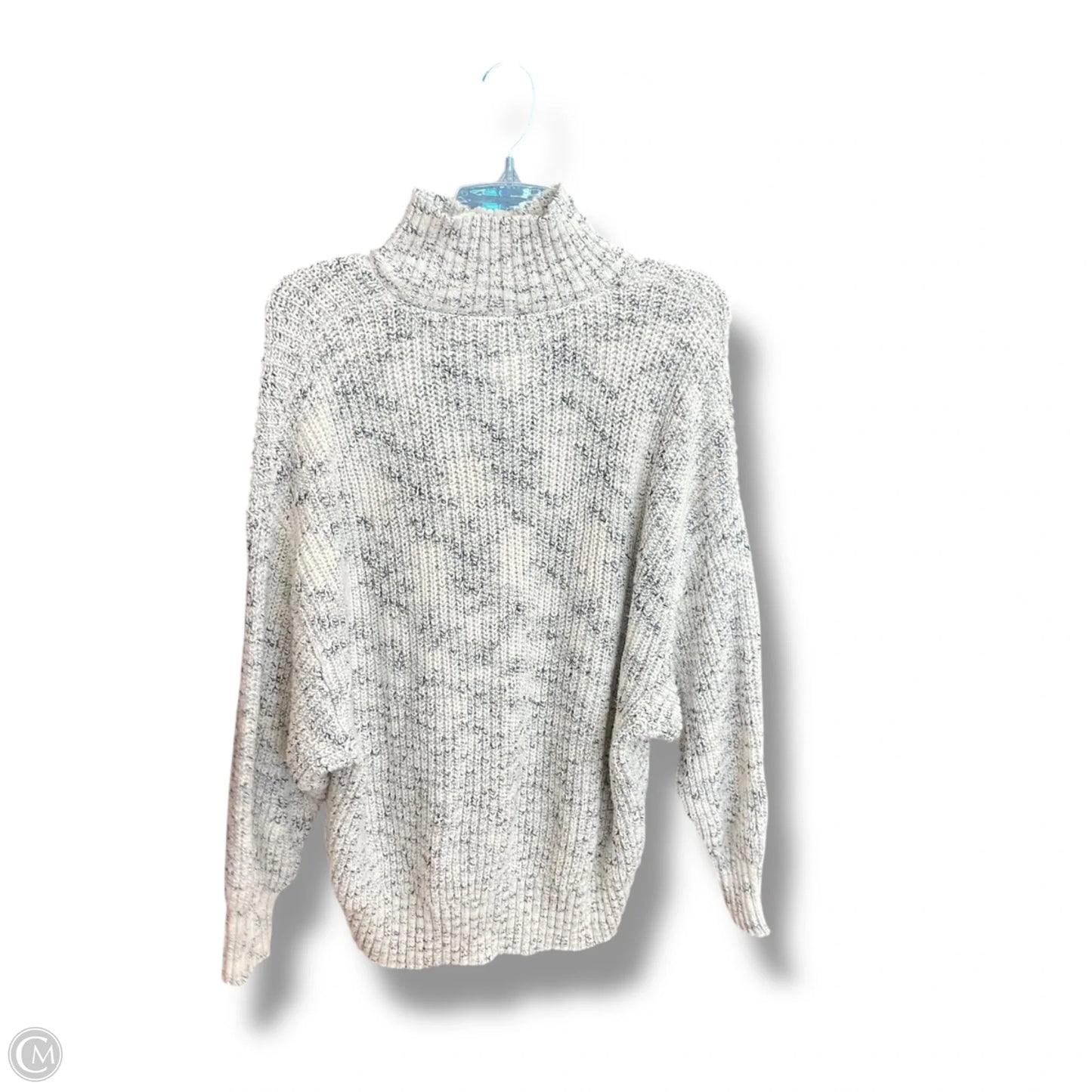 Sweater By Aerie In Black & Cream, Size: L