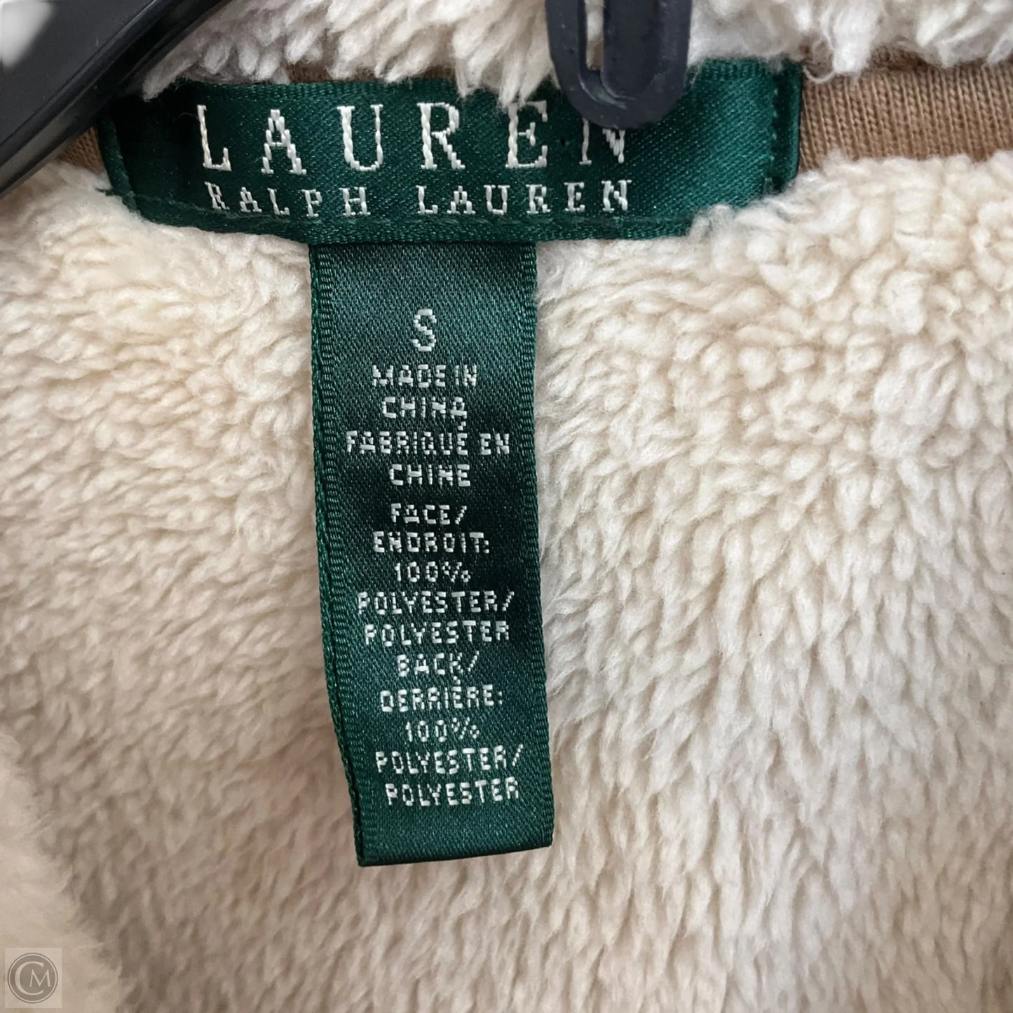 Vest Faux Fur & Sherpa By Ralph Lauren In Tan, Size: S