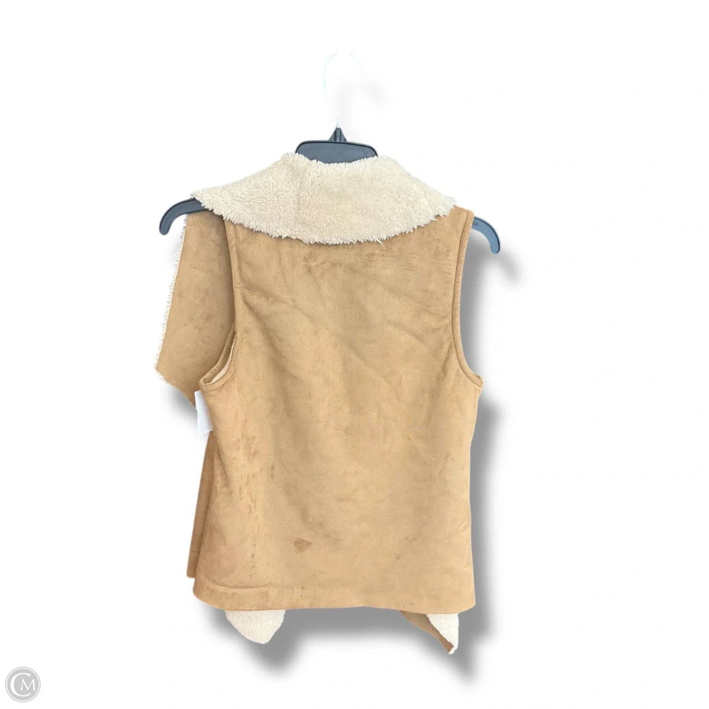 Vest Faux Fur & Sherpa By Ralph Lauren In Tan, Size: S