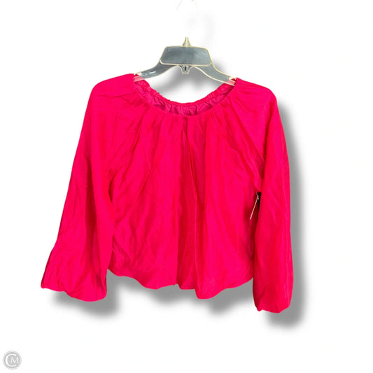 Top Long Sleeve By Banana Republic In Pink, Size: Xs