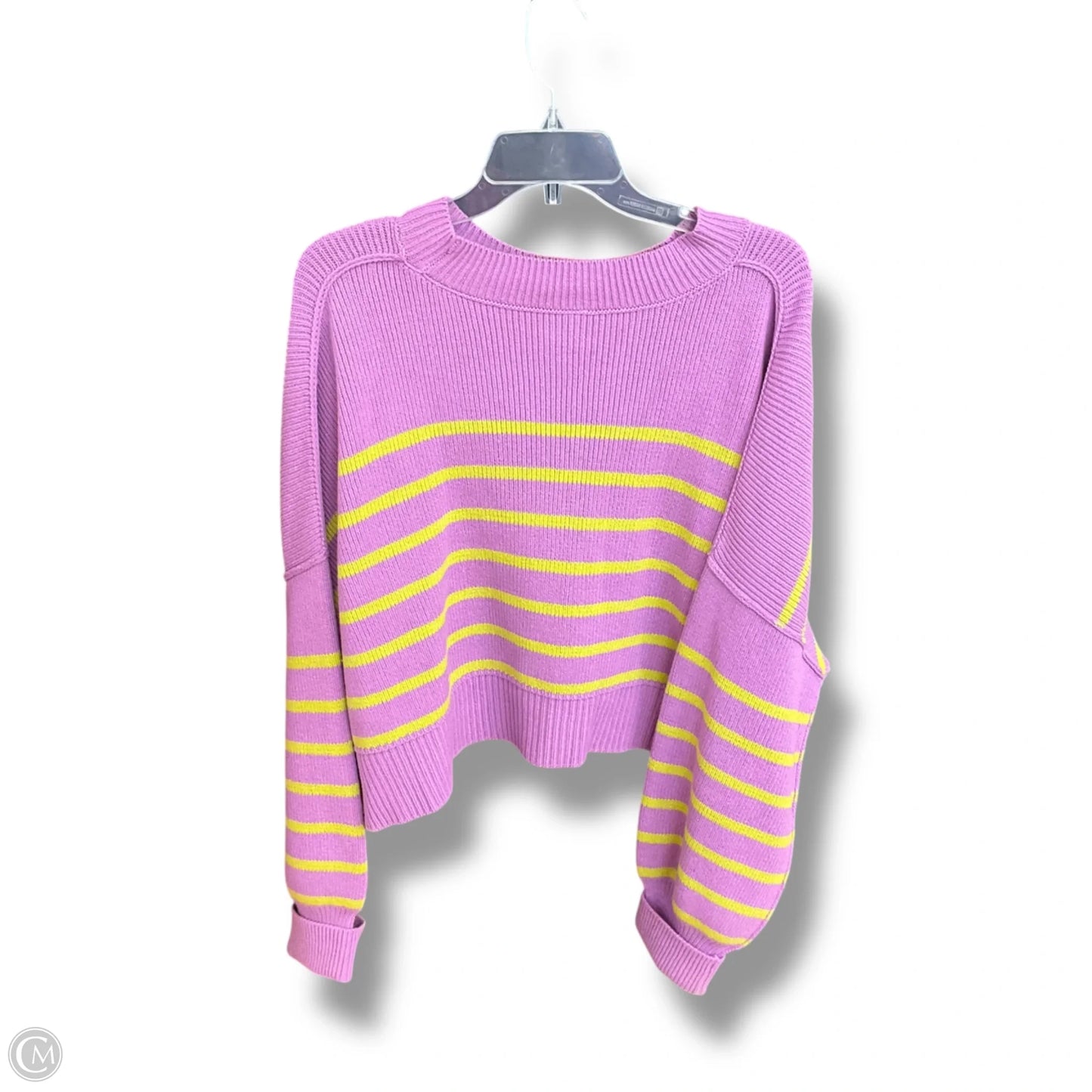 Sweater By Free People In Striped Pattern, Size: L