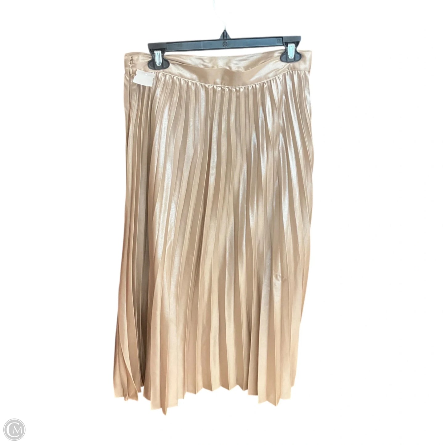 Skirt Midi By Loft In Gold, Size: 6