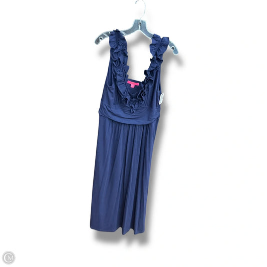 Dress Designer By Lilly Pulitzer In Blue, Size: L