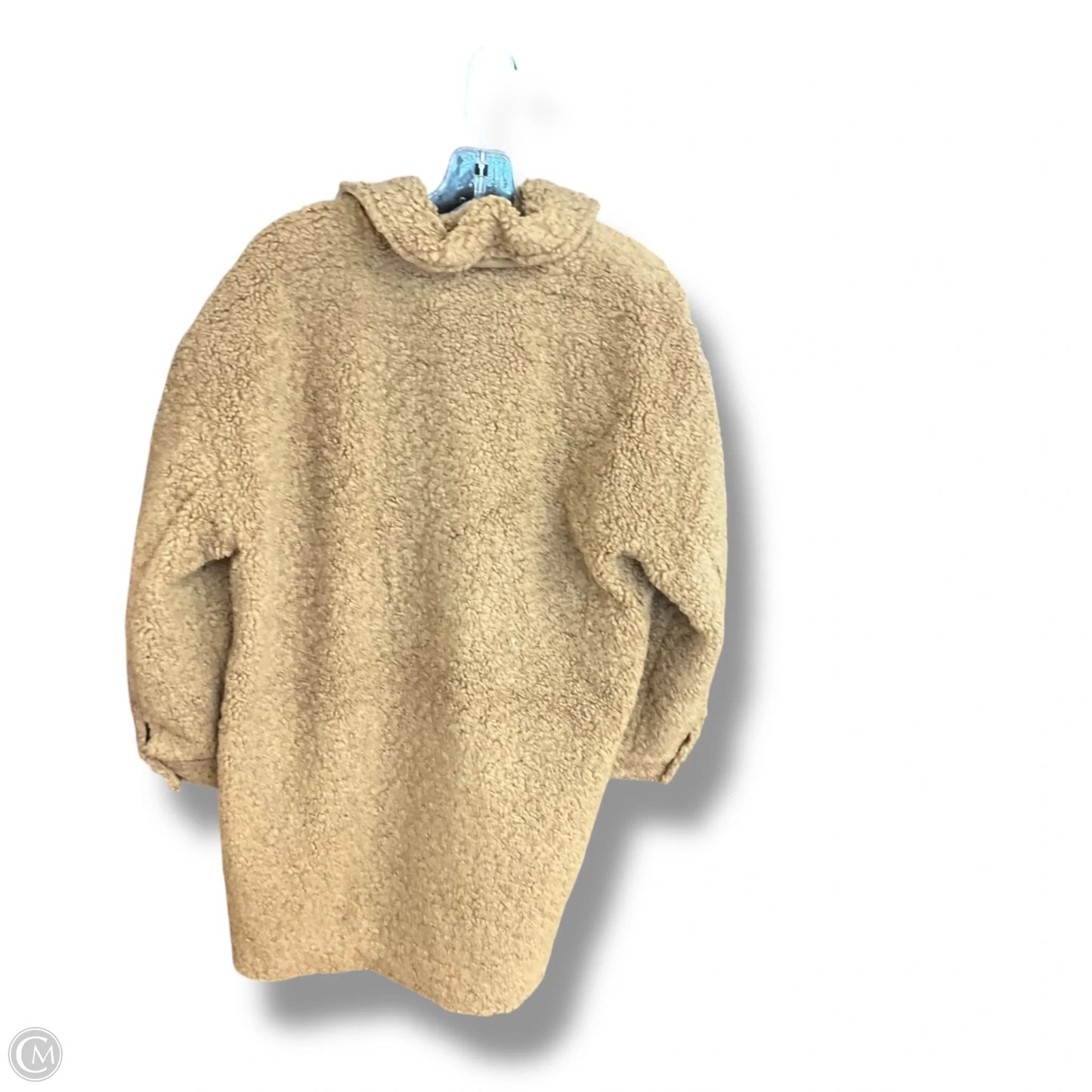 Coat Faux Fur & Sherpa By Vero Moda In Tan, Size: Xl