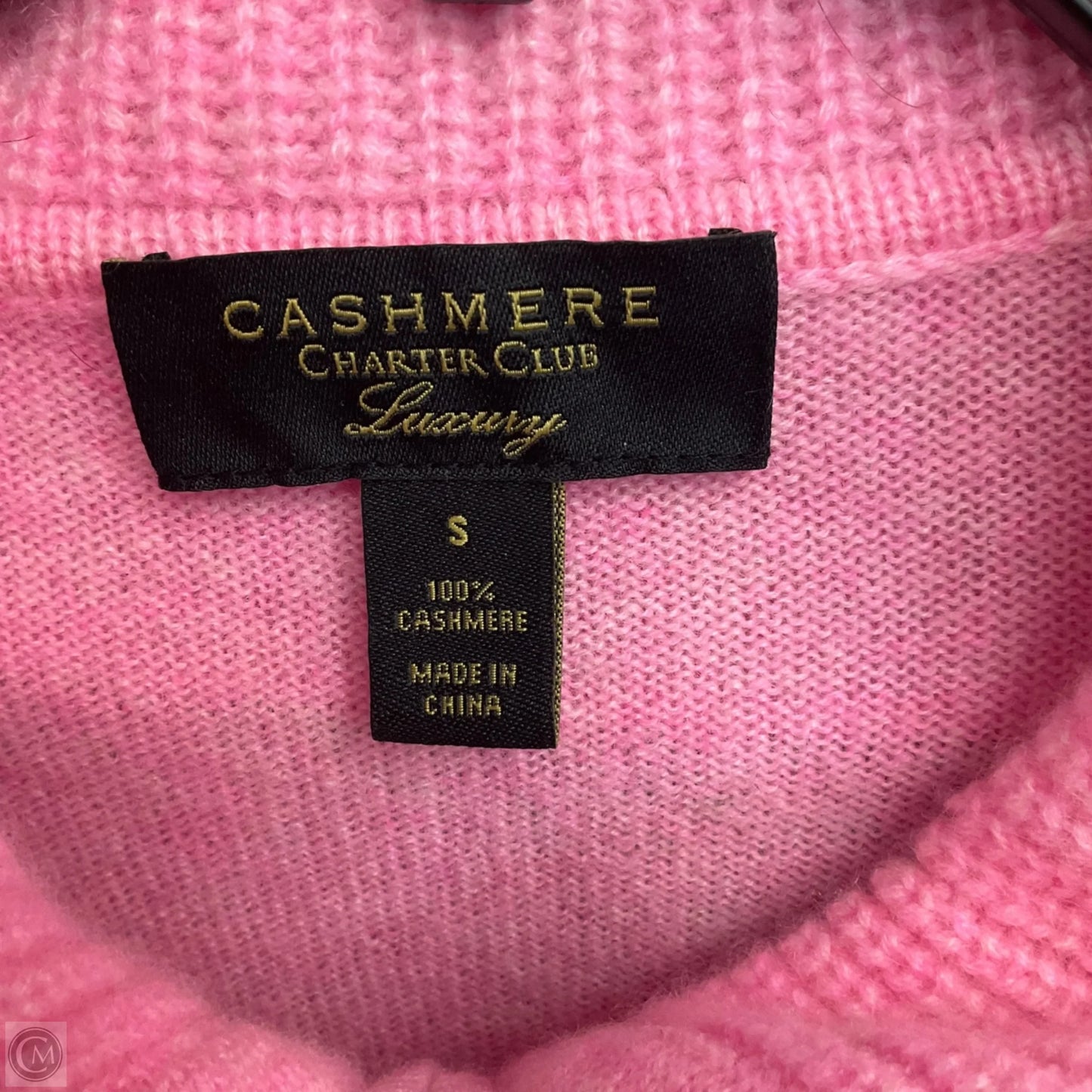Sweater Cashmere By Charter Club In Pink, Size: S