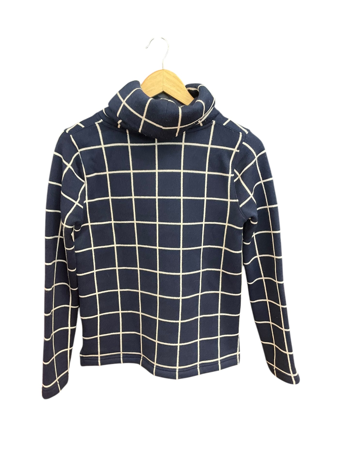 Sweater By J. Crew In Blue & White, Size: Xs