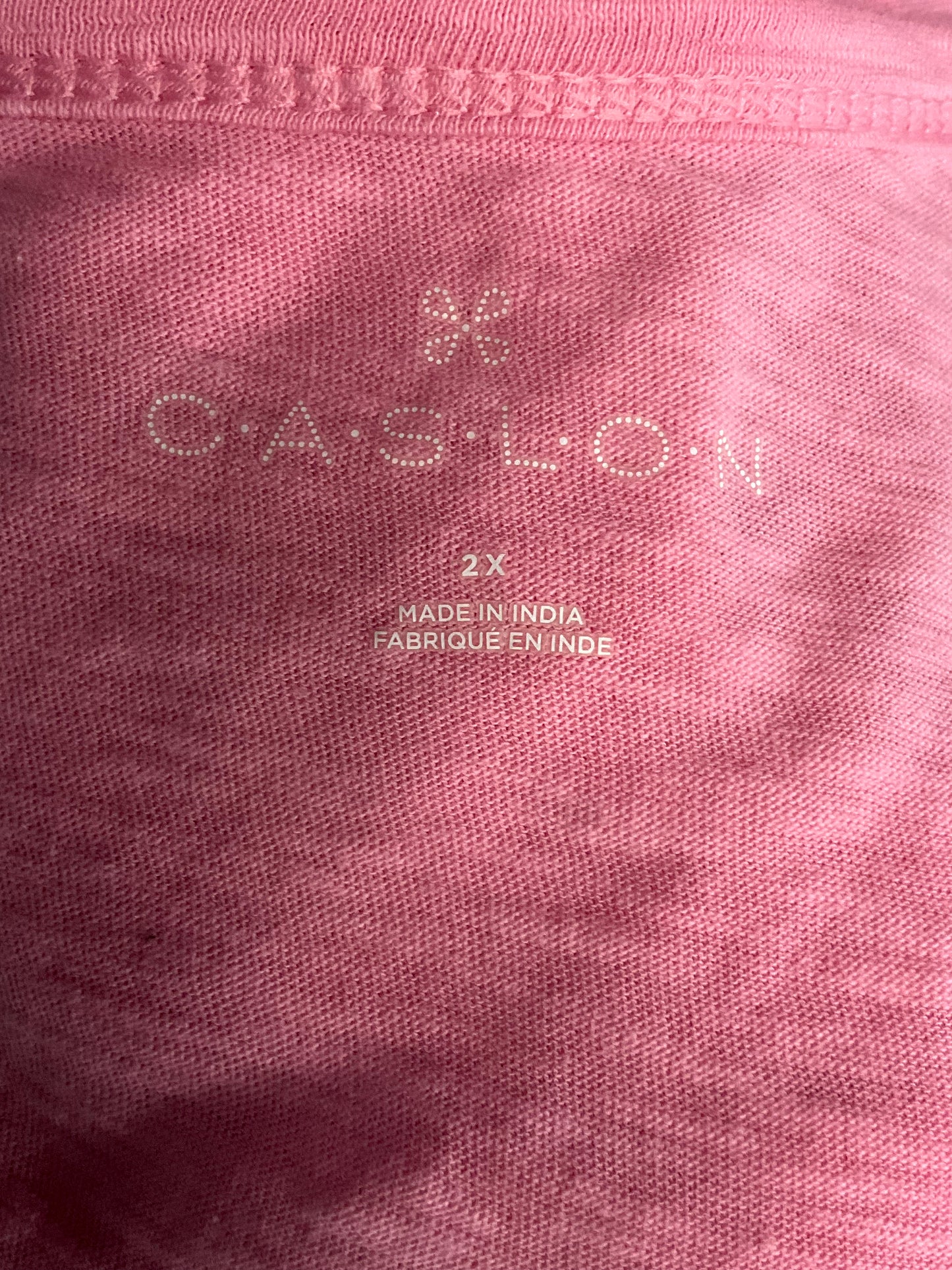 Top Short Sleeve By Caslon Size: 2x