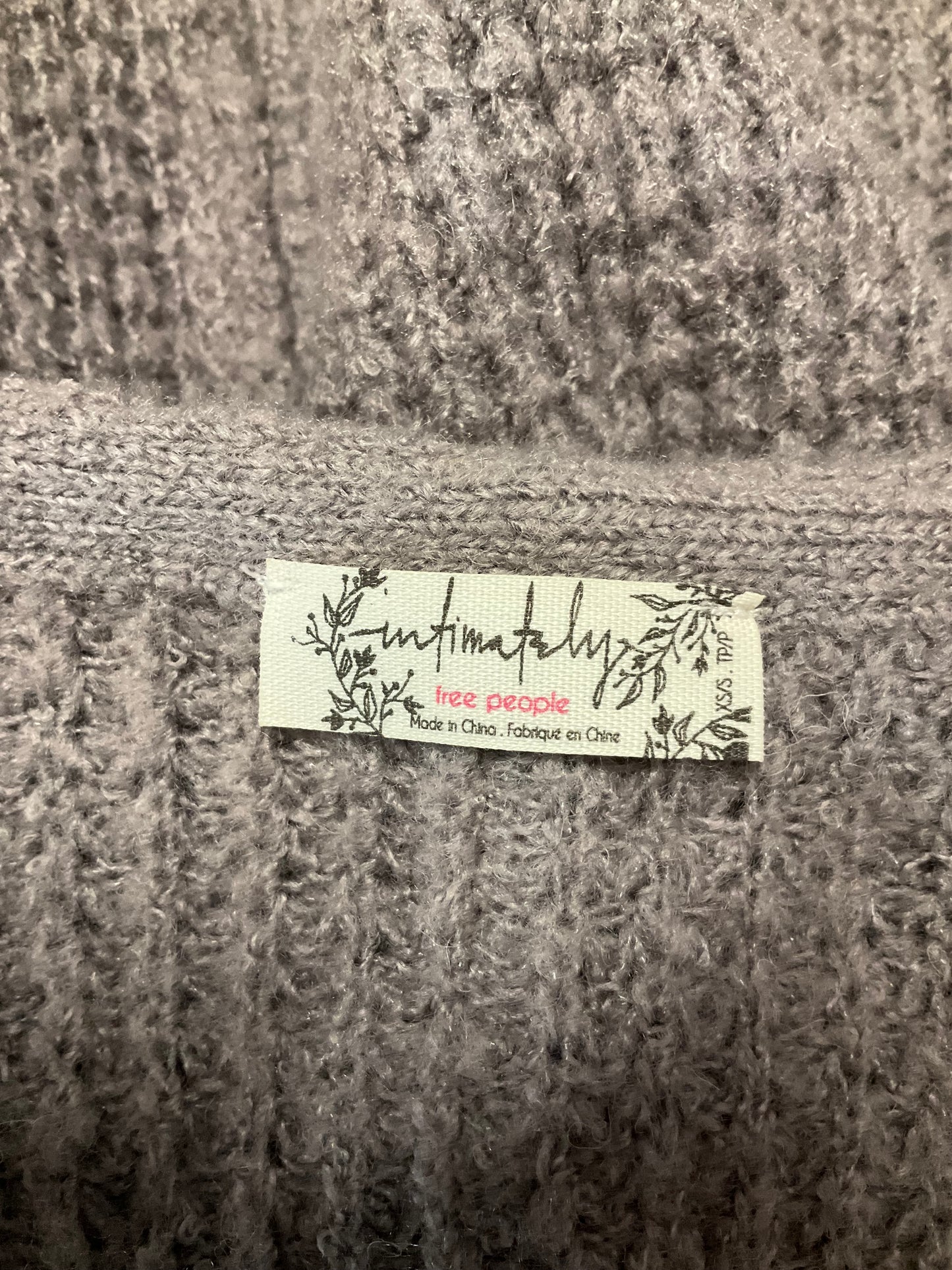 Top Long Sleeve By Free People In Grey, Size: S