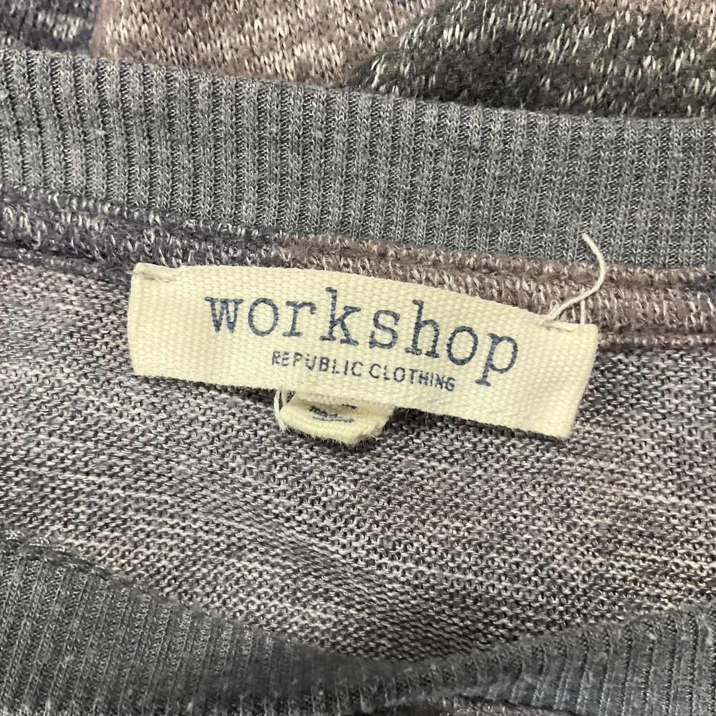 Top Long Sleeve Basic By Workshop In Camouflage Print, Size: L