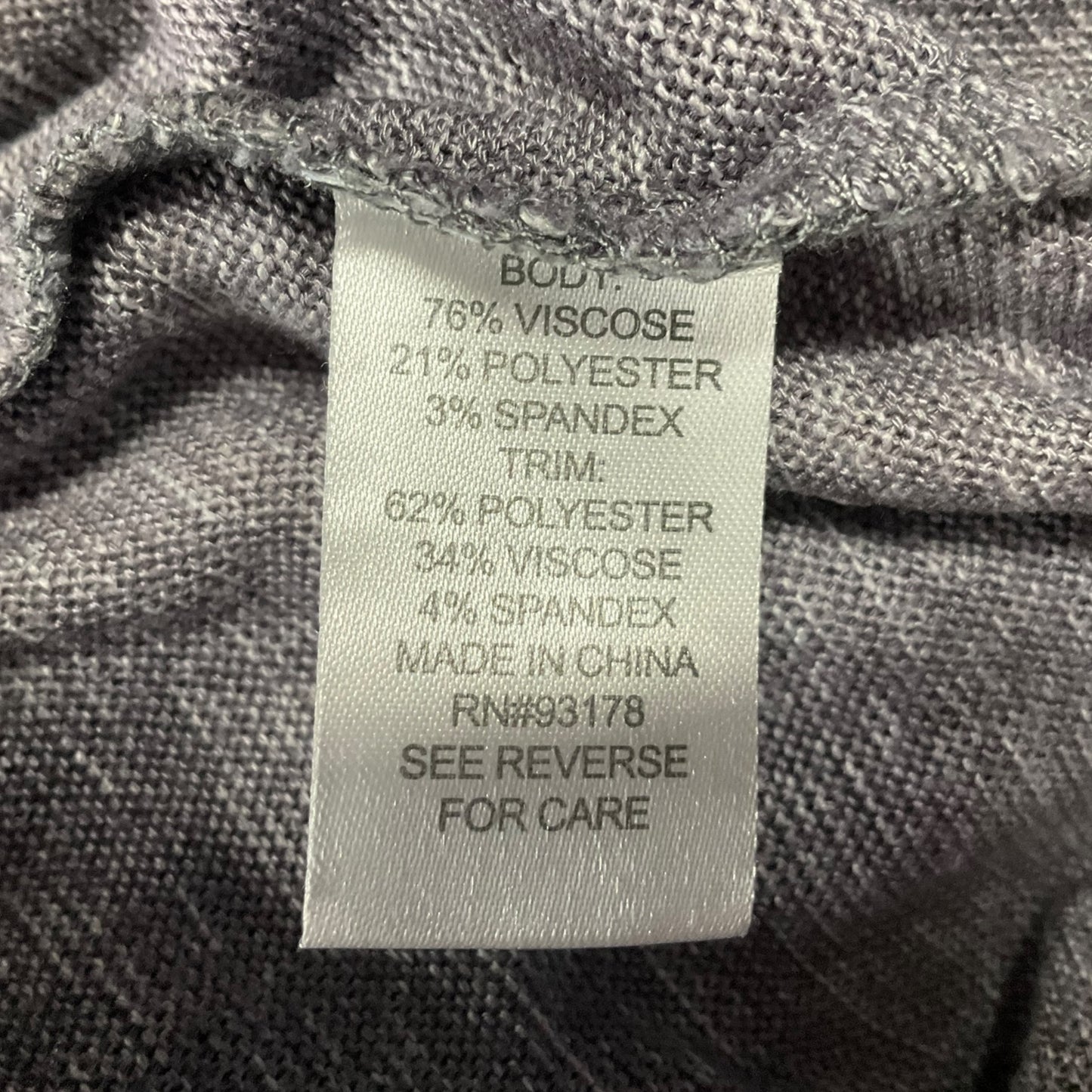 Top Long Sleeve Basic By Workshop In Camouflage Print, Size: L