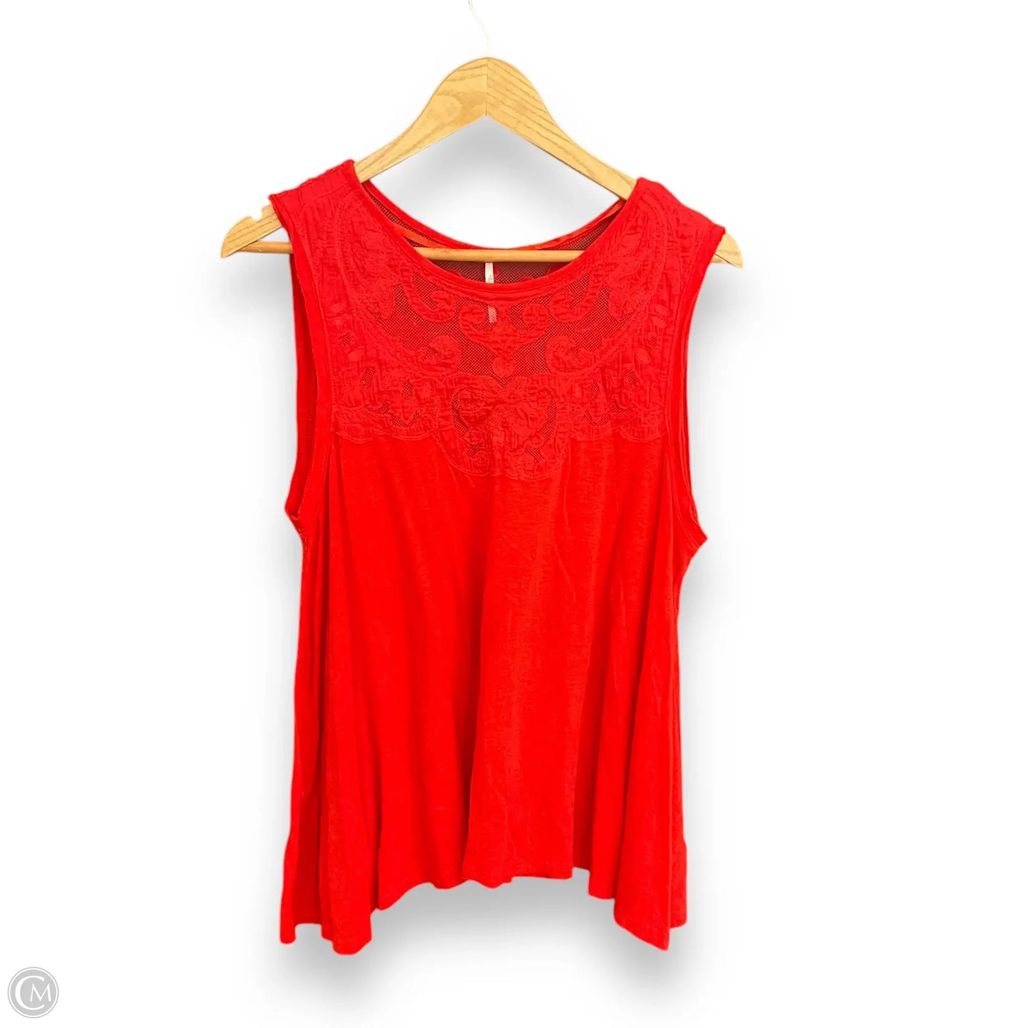 Top Sleeveless By Free People In Red, Size: L