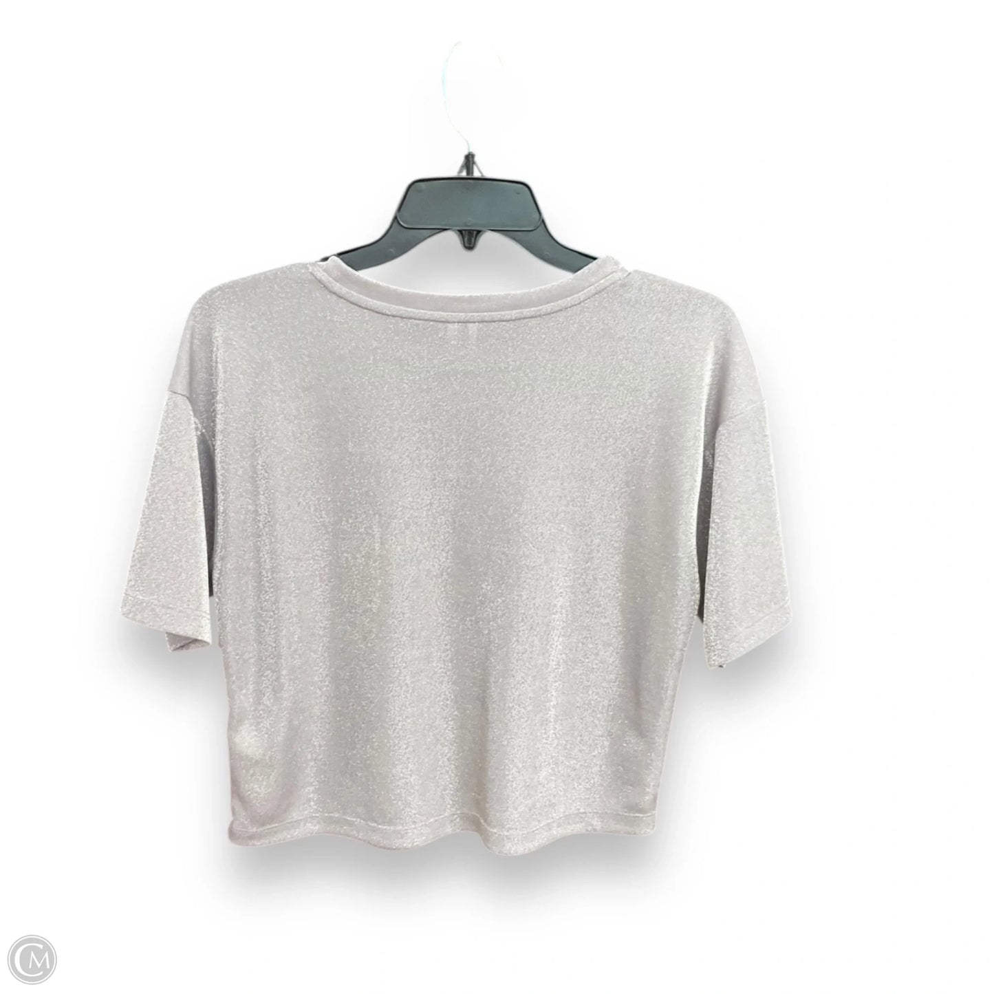 Top Short Sleeve By Anthropologie In Grey, Size: S