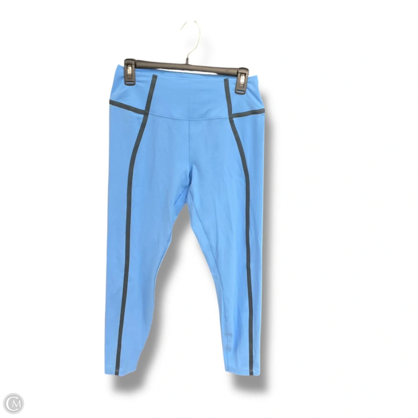 Athletic Leggings By Nike Apparel In Blue, Size: L