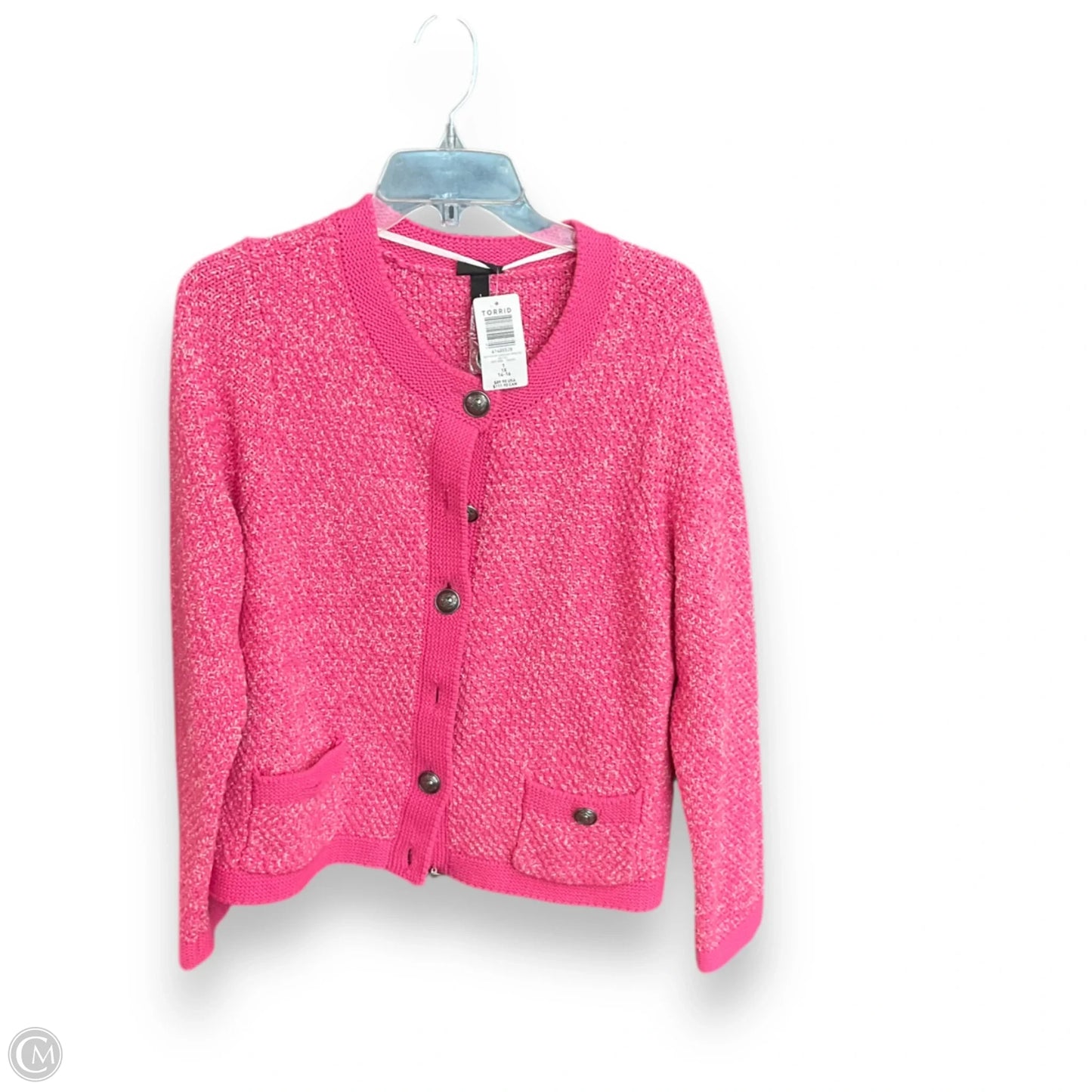 Cardigan By Torrid In Pink, Size: 1x