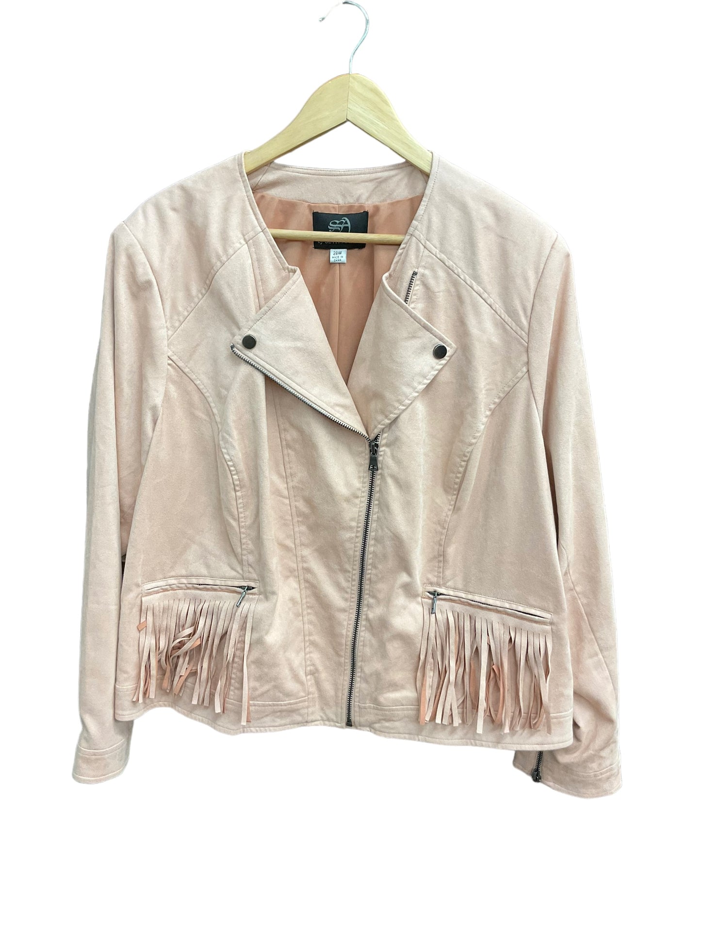 Jacket Moto By Clothes Mentor Size: 4x