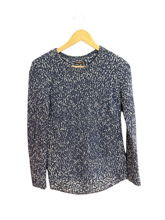 Sweater By J Mclaughlin In Blue & White, Size: Xsp