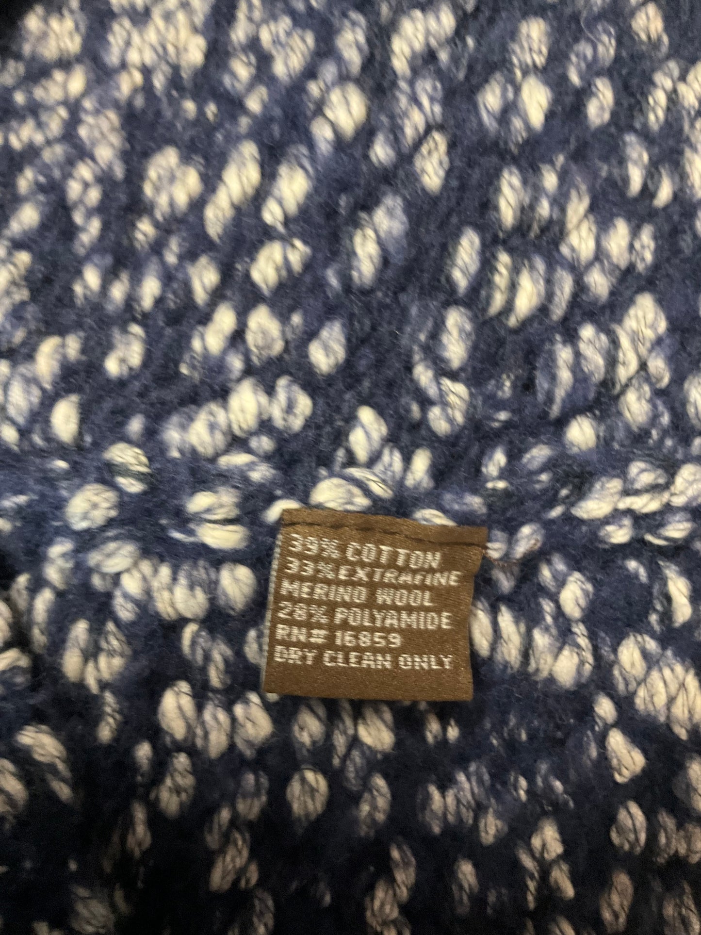 Sweater By J Mclaughlin In Blue & White, Size: Xsp