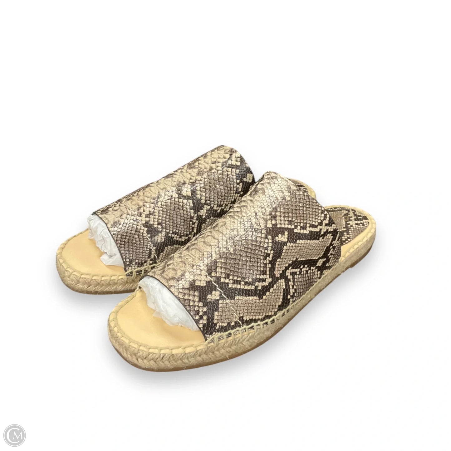 Sandals Flats By Splendid In Animal Print, Size: 9.5