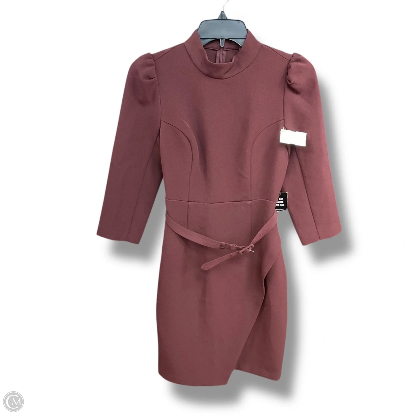 Dress Work By Express In Maroon, Size: Xs