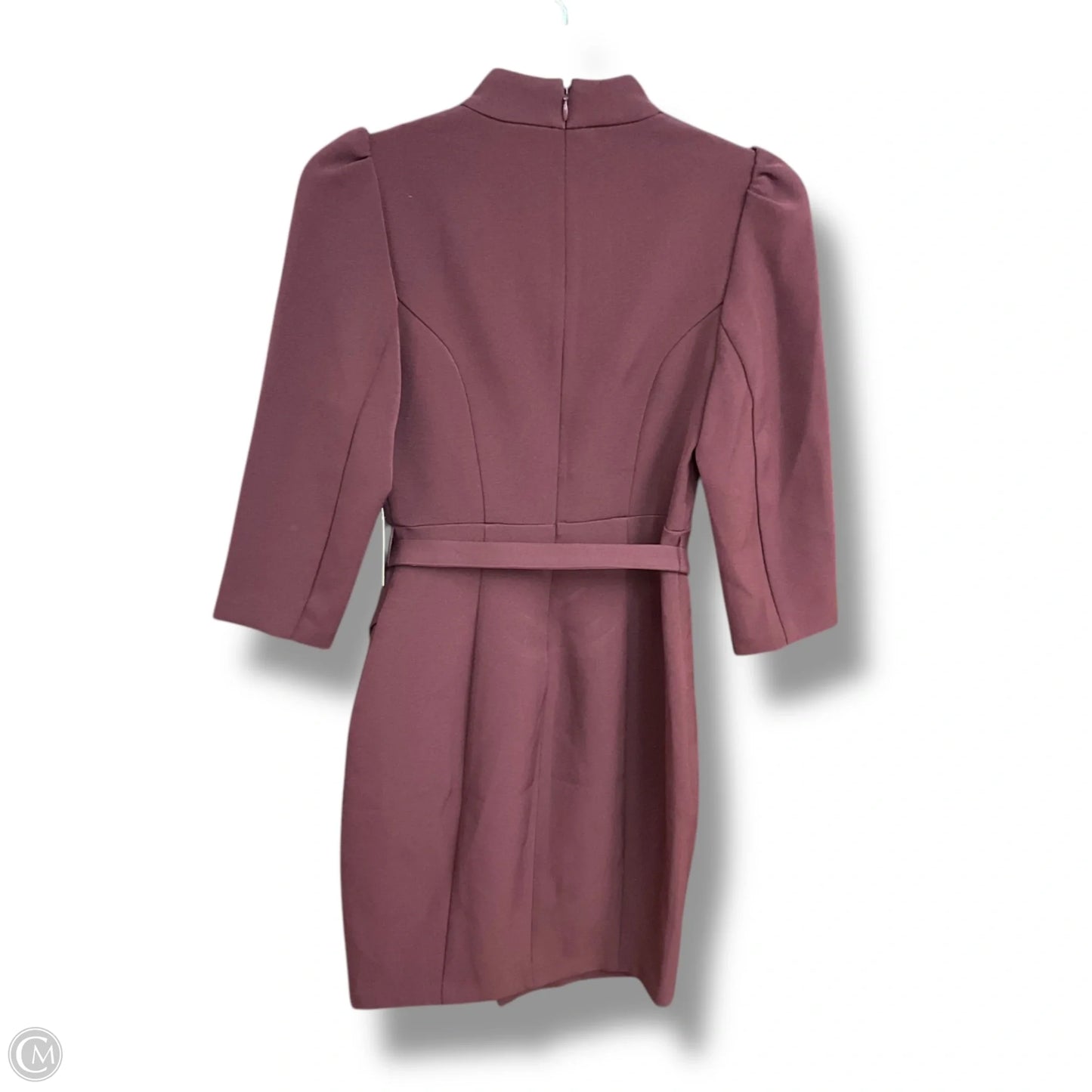 Dress Work By Express In Maroon, Size: Xs