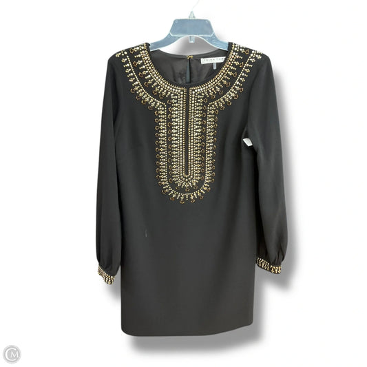 Dress Party Short By Trina Turk In Black & Gold, Size: S