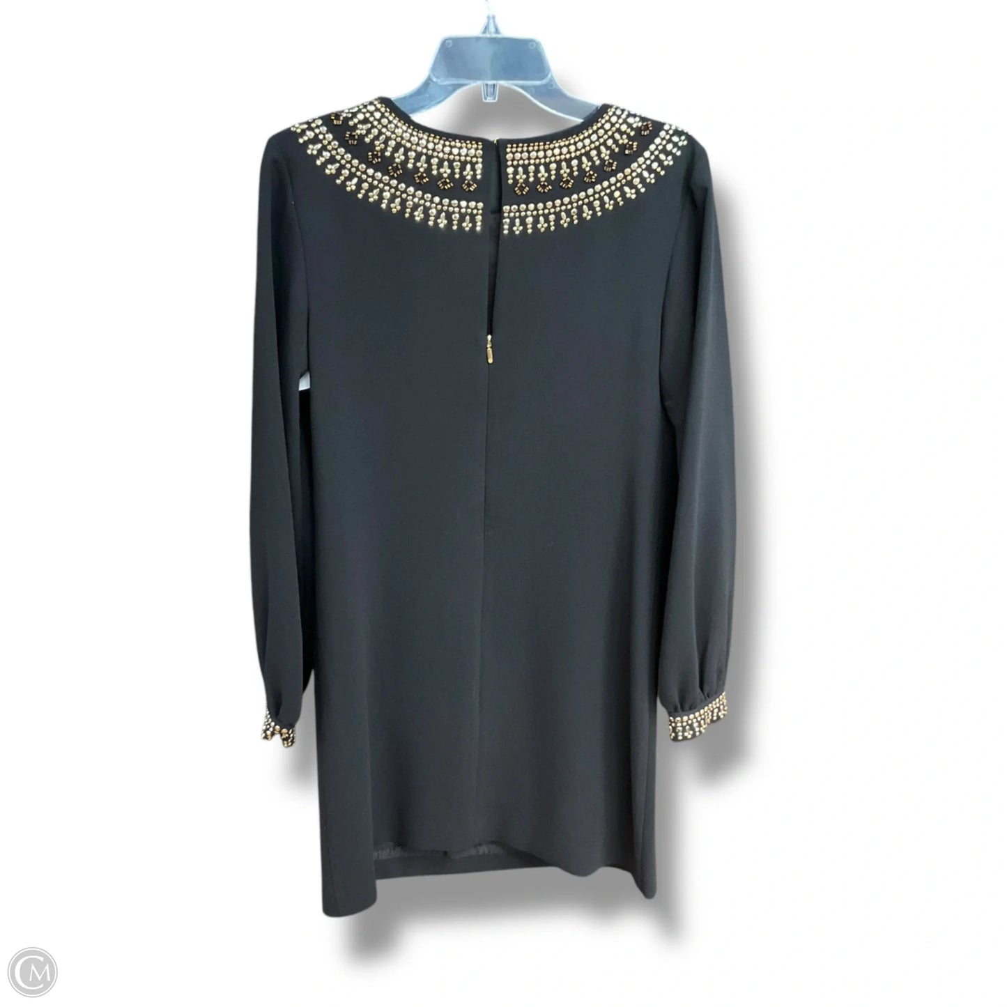 Dress Party Short By Trina Turk In Black & Gold, Size: S