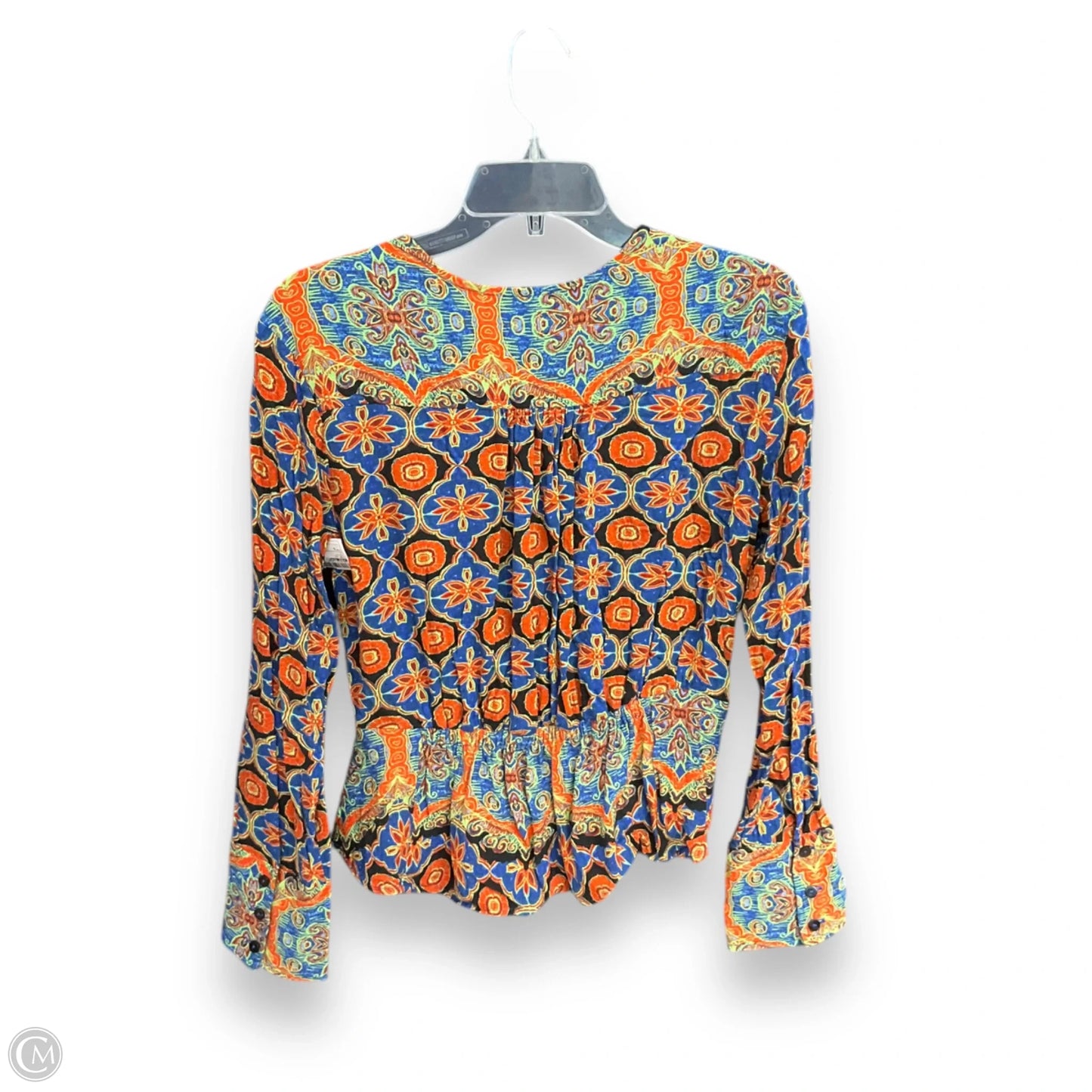 Top Long Sleeve By Free People In Multi-colored, Size: S