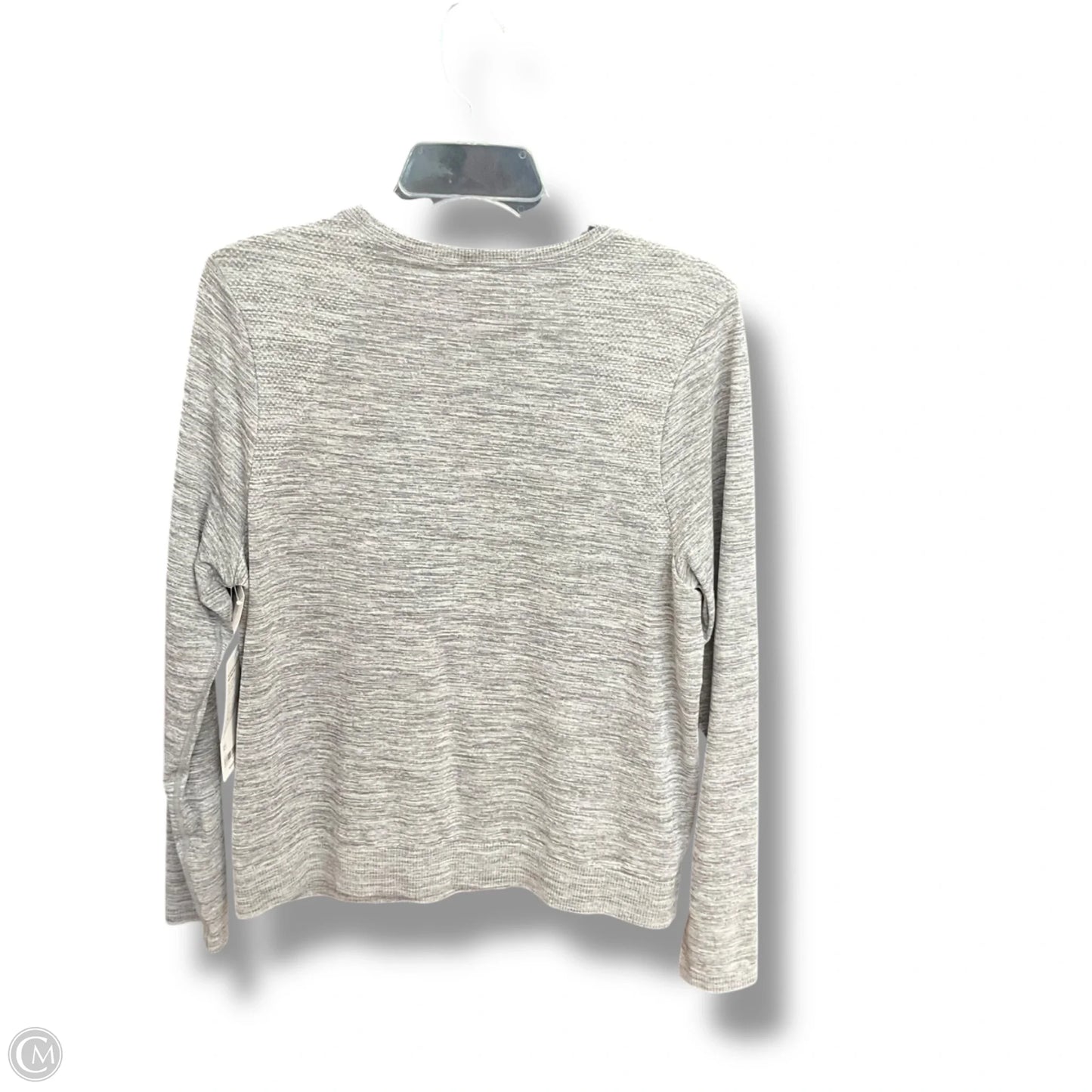 Athletic Top Long Sleeve Crewneck By Athleta In Grey, Size: Xl