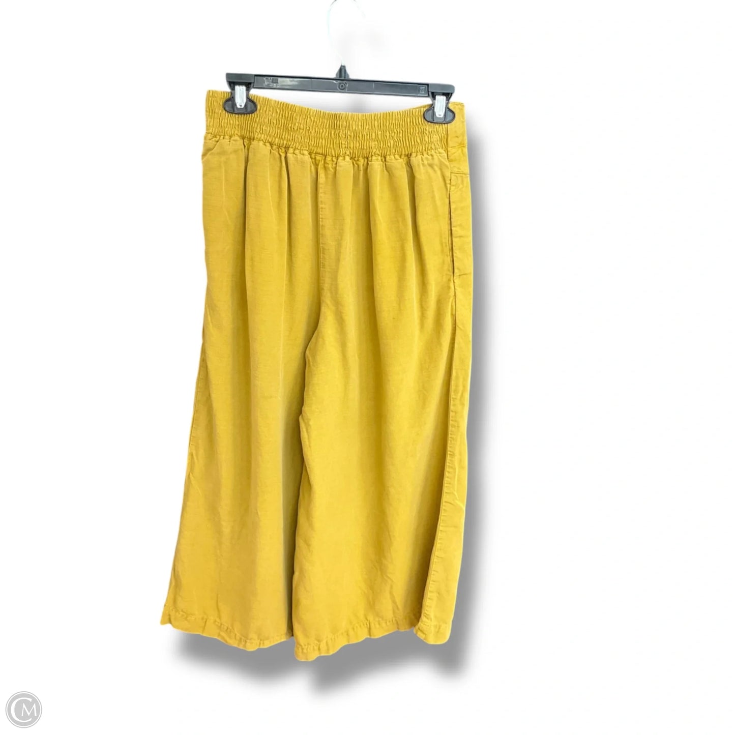 Pants Wide Leg By Anthropologie In Yellow, Size: 0