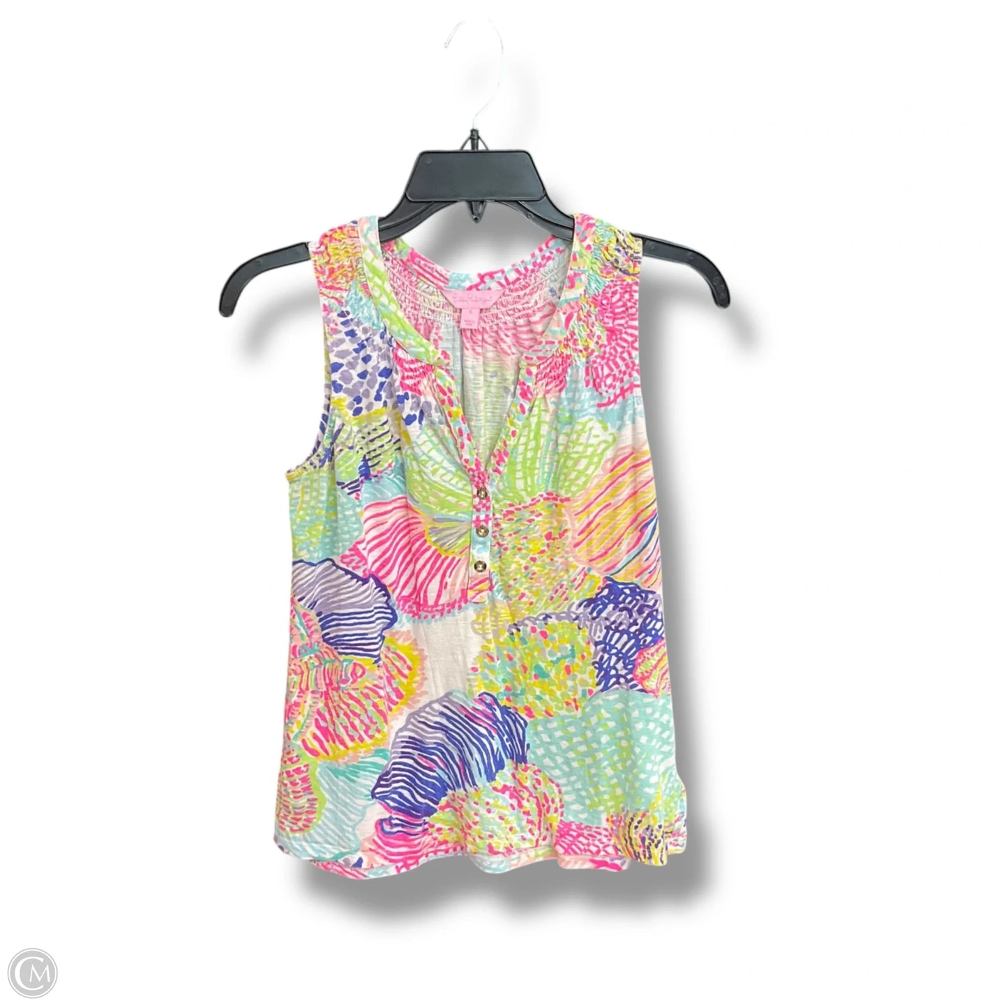 Top Sleeveless Designer By Lilly Pulitzer In Multi-colored, Size: S