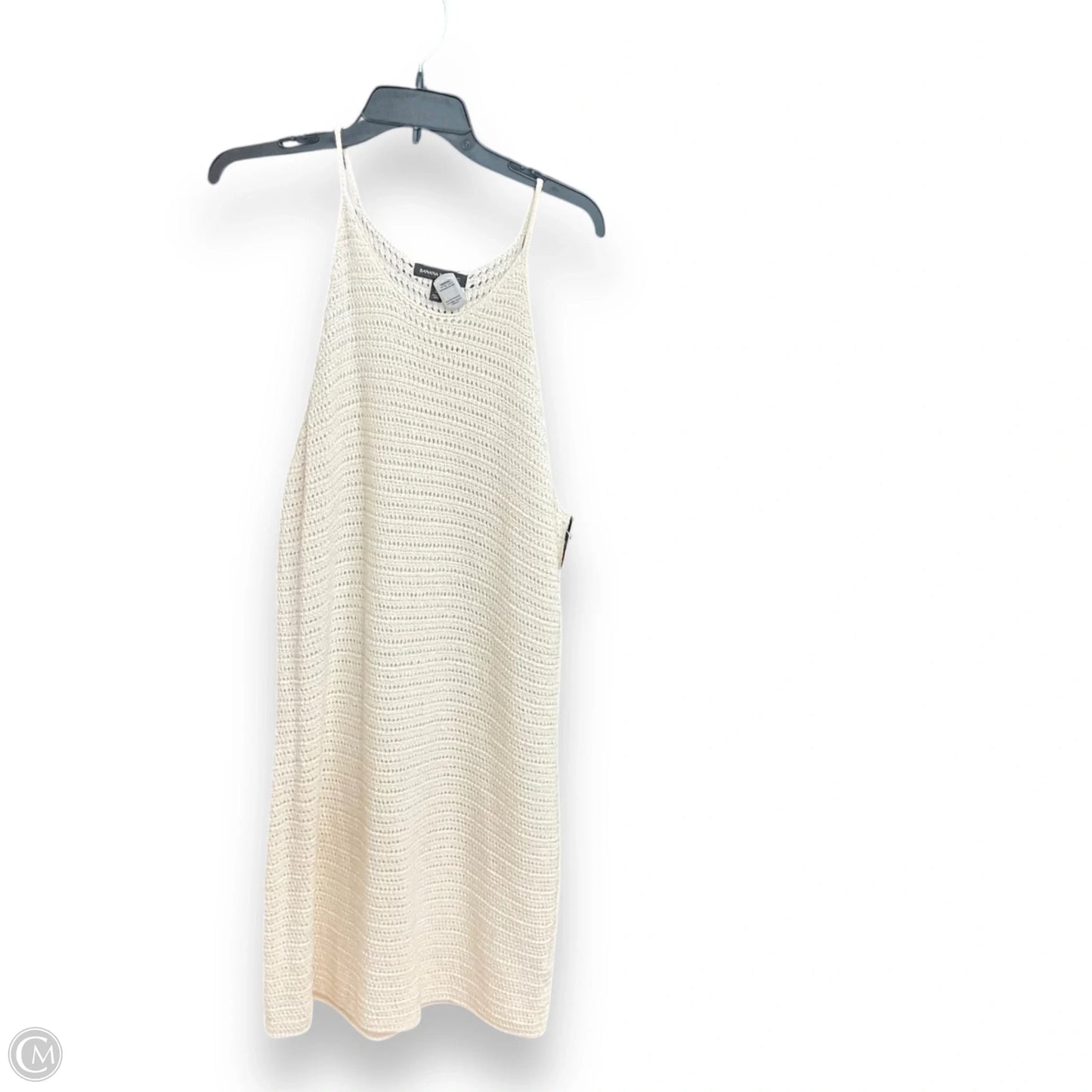 Dress Casual Midi By Banana Republic In Cream, Size: Xl