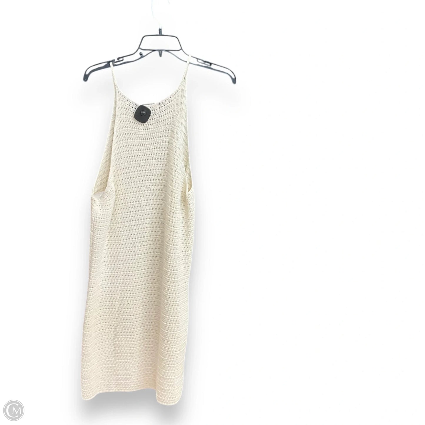 Dress Casual Midi By Banana Republic In Cream, Size: Xl