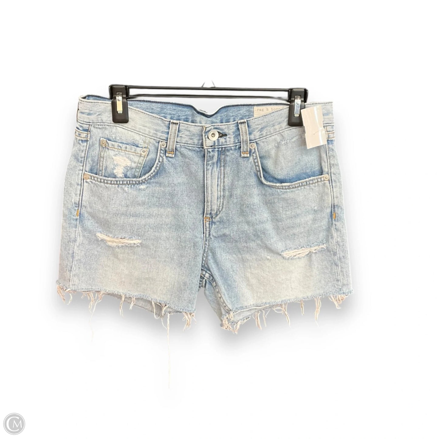Shorts By Rag & Bones Jeans In Blue Denim, Size: 0